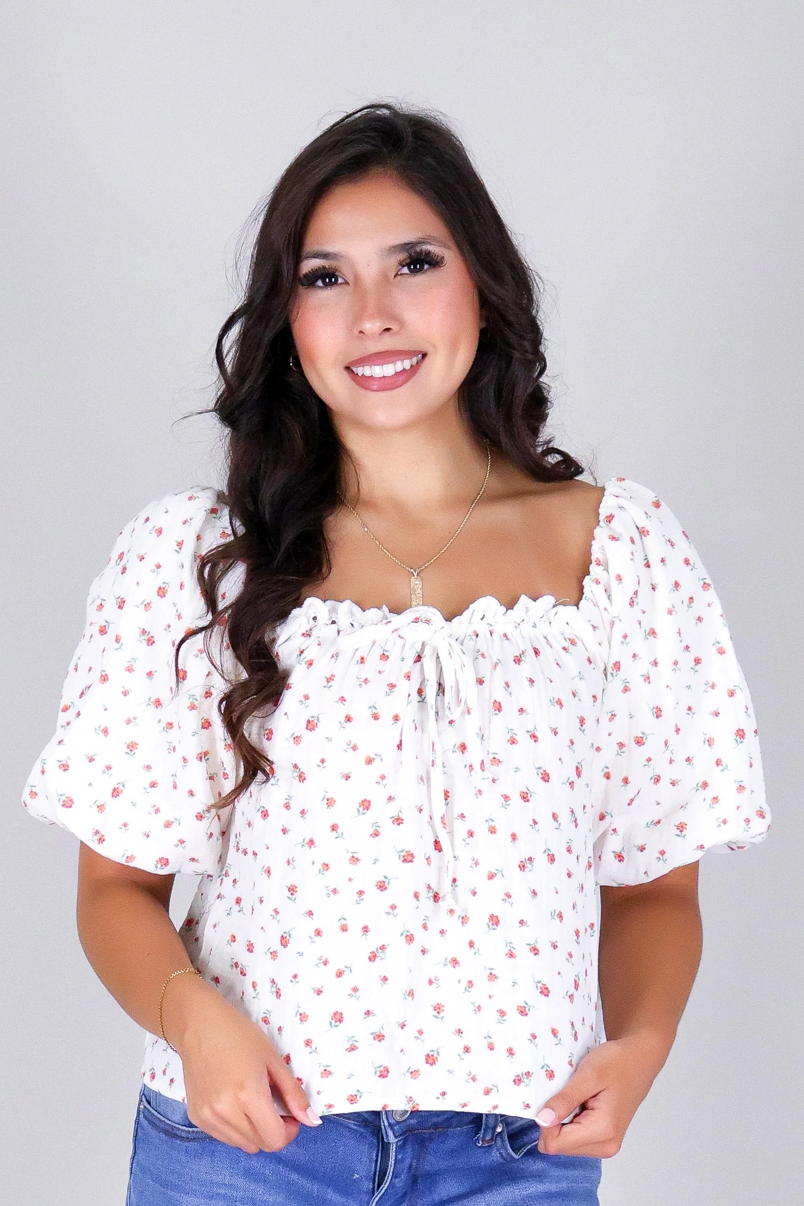 THE BLOOM SLEEVE TOP - Image 2
