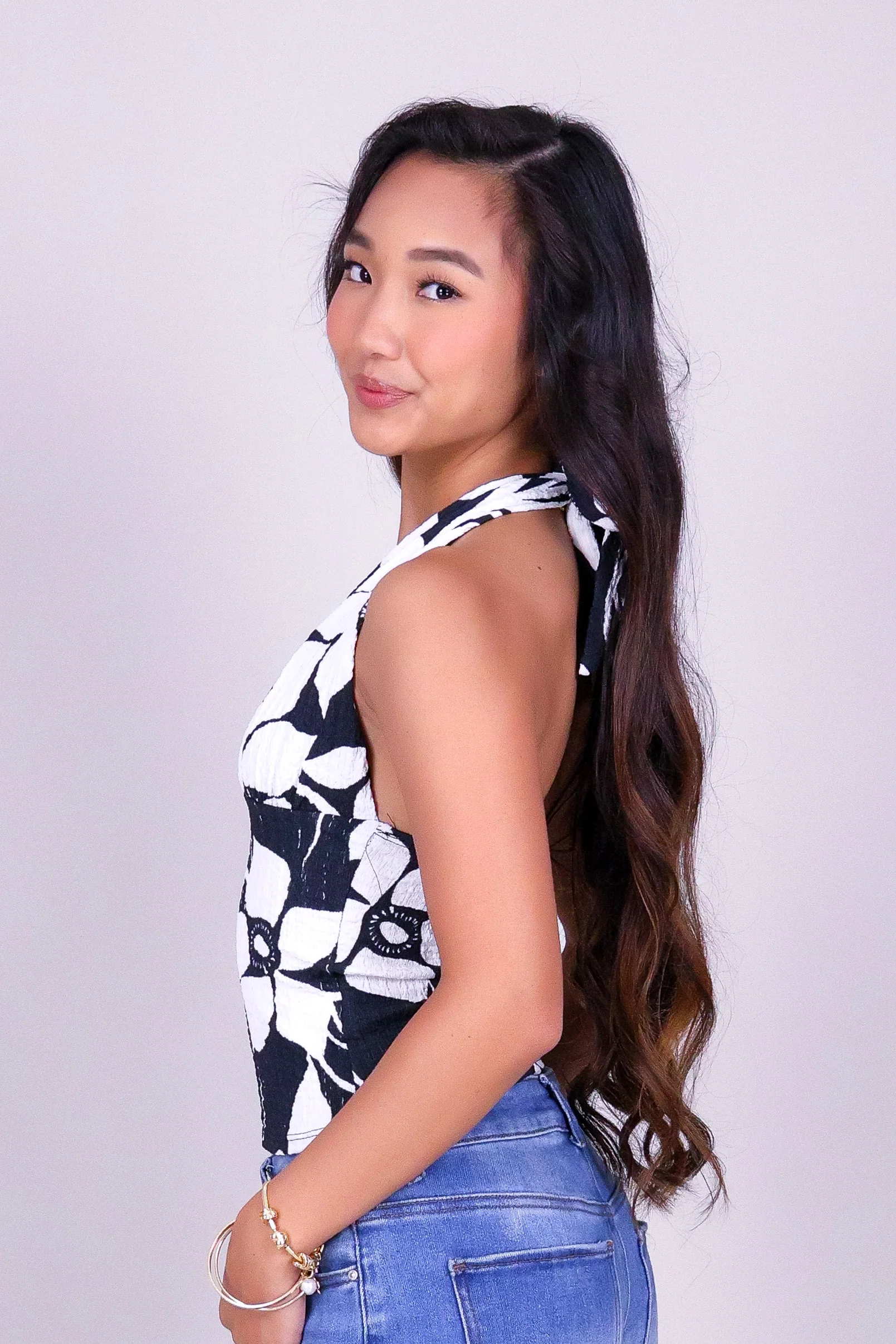 SUNSET BLOOM HALTER TOP - Image 3