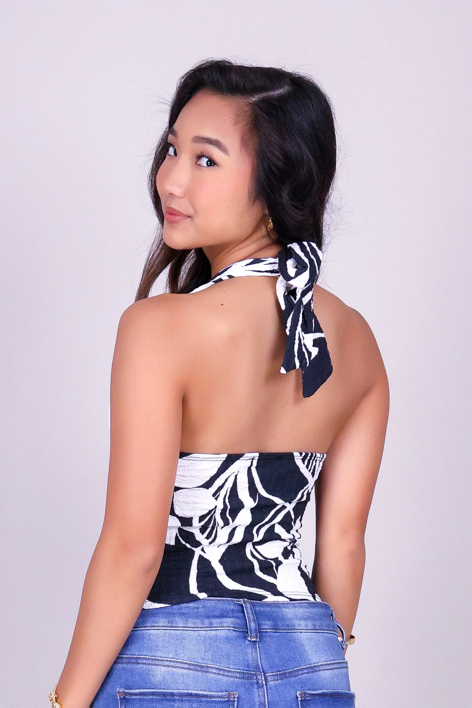 SUNSET BLOOM HALTER TOP - Image 4