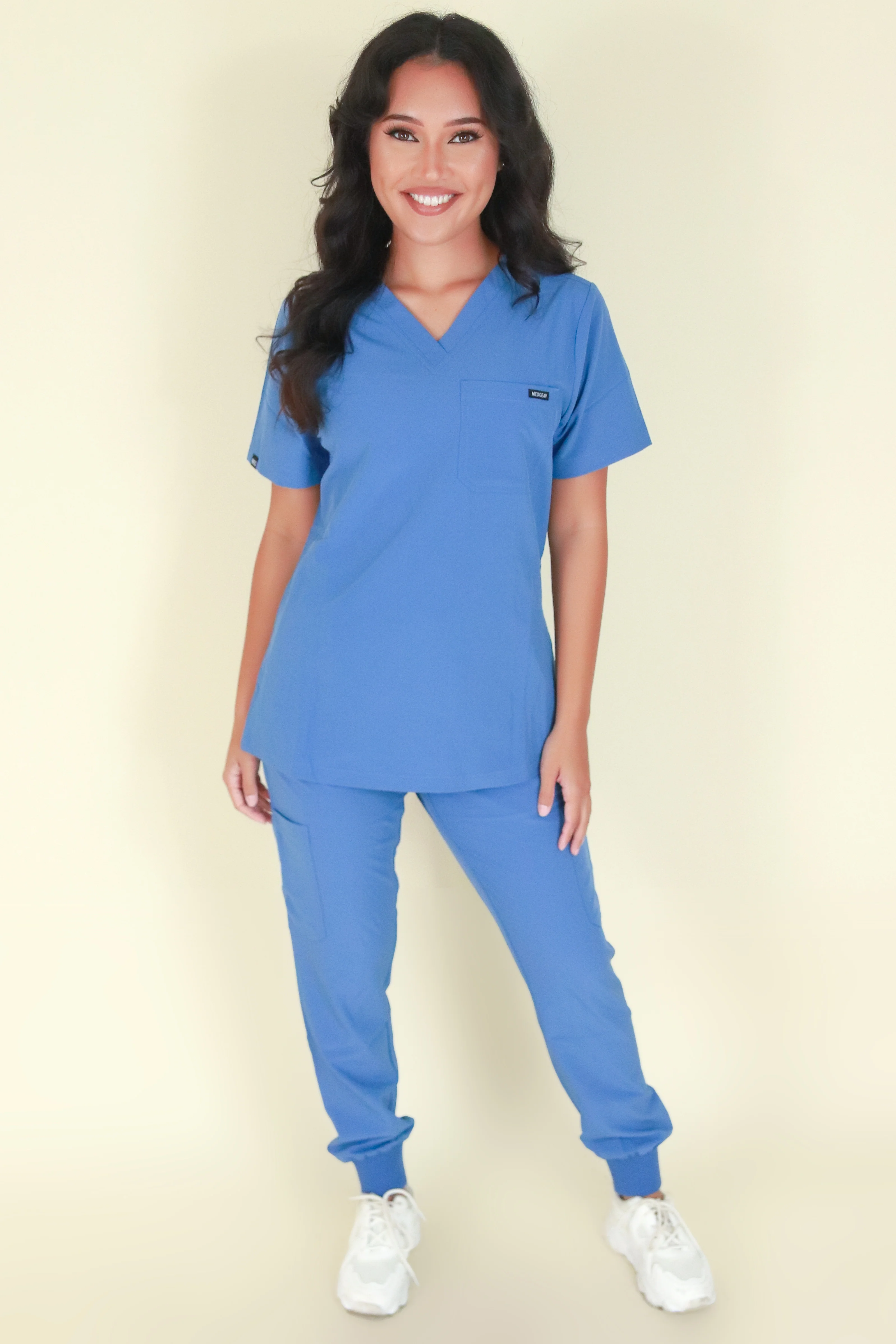 IT'S ALL GOOD SCRUB TOP