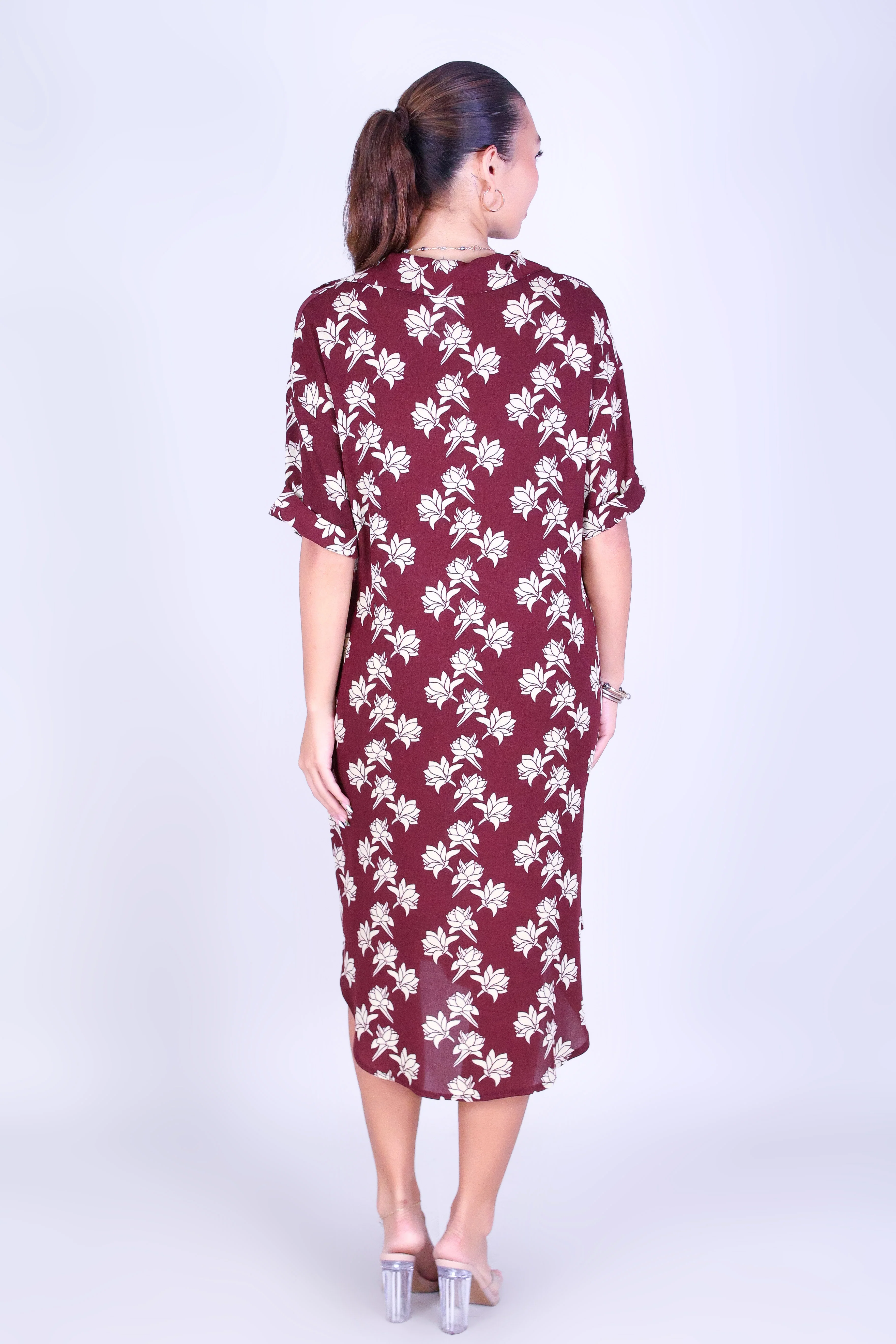 TUBEROSE BUTTON DOWN DRESS - Image 3