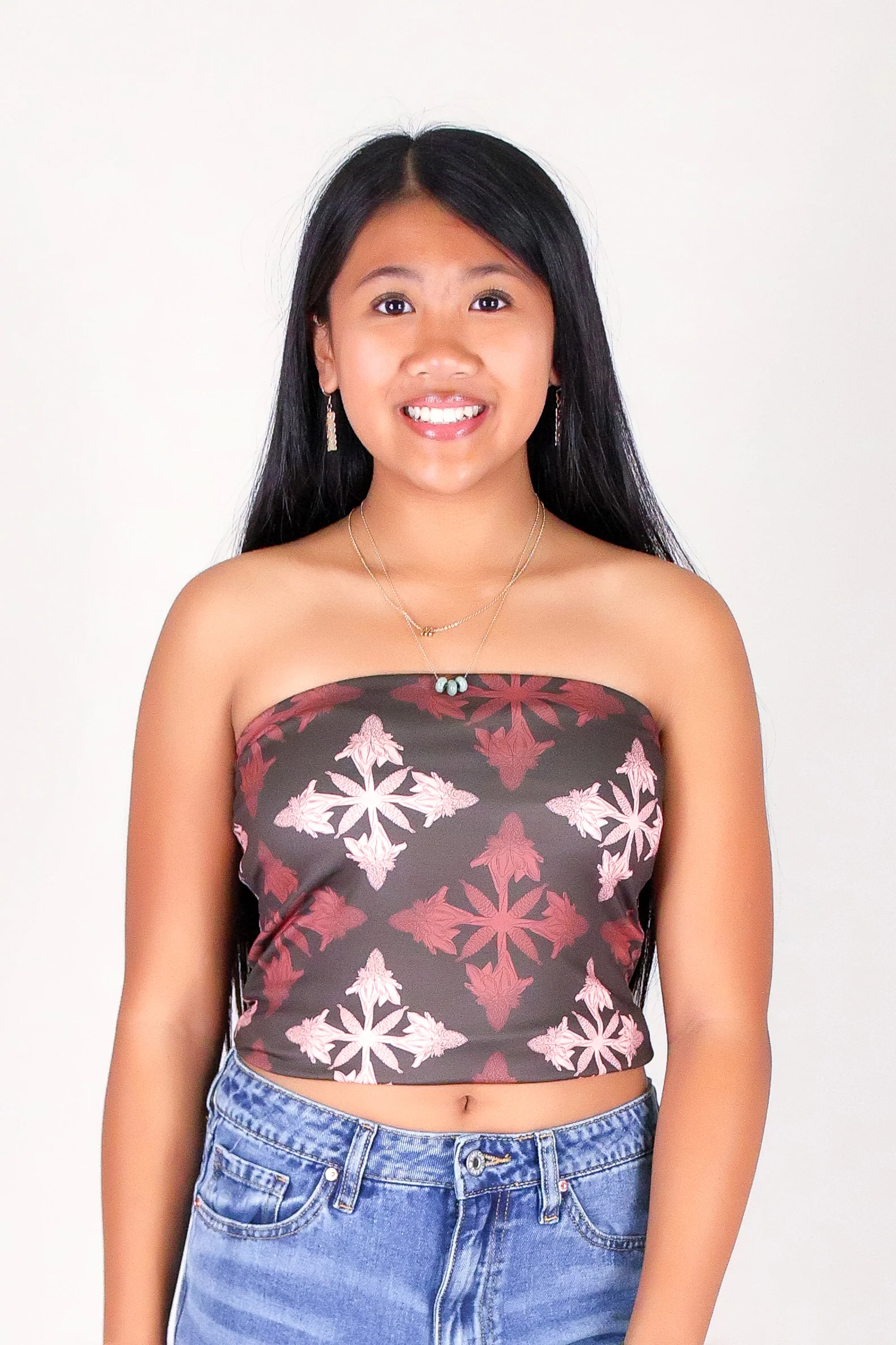 TORCH GINGER QUILT TUBE TOP | KIDS SIZE 2-16 - Image 2
