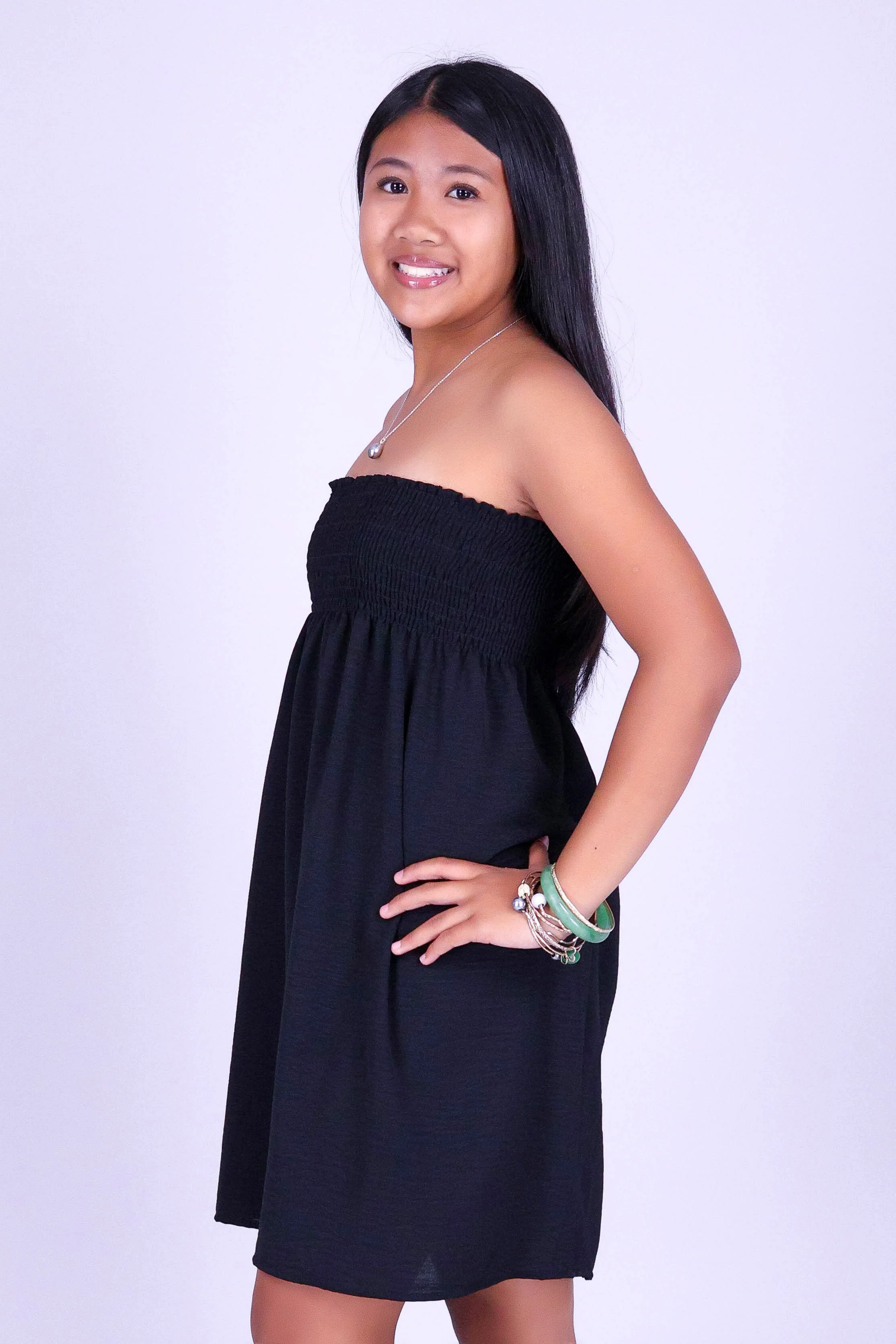 MADE TO DANCE SMOCKED TUBE DRESS | KIDS SIZE 2-16 - Image 3