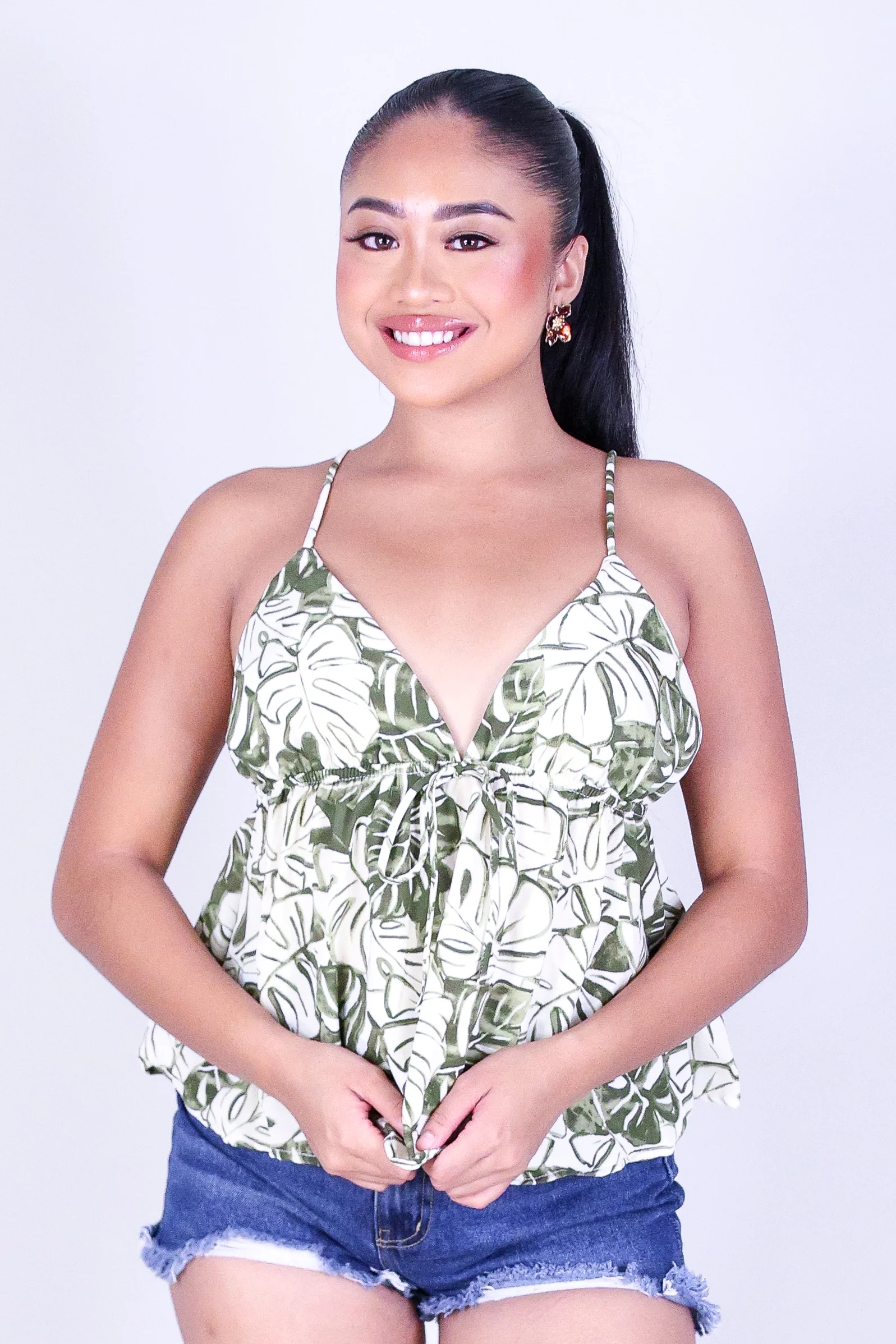 MONSTERA MUSE BABYDOLL TOP - Image 2