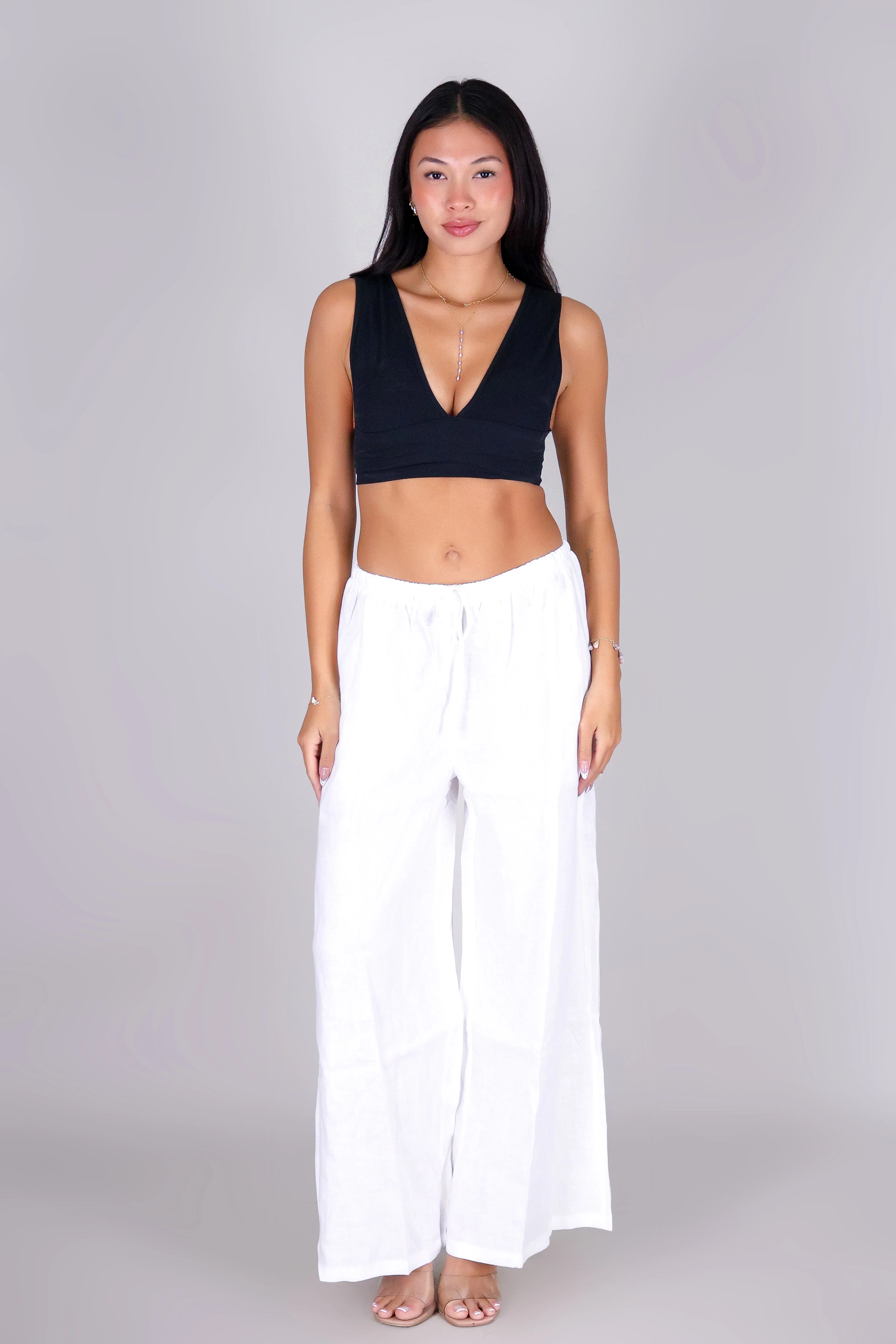 SOFT HORIZON LINEN PANT