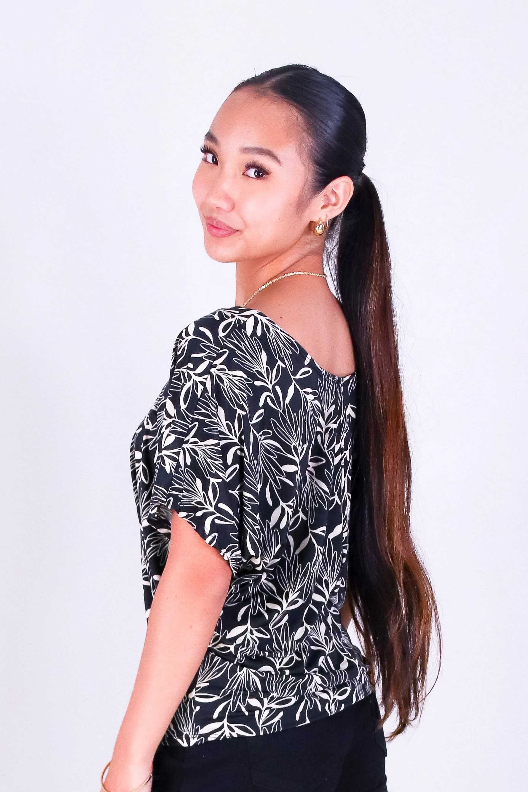 BLOOMING BEAUTY DOLMAN TOP - Image 3