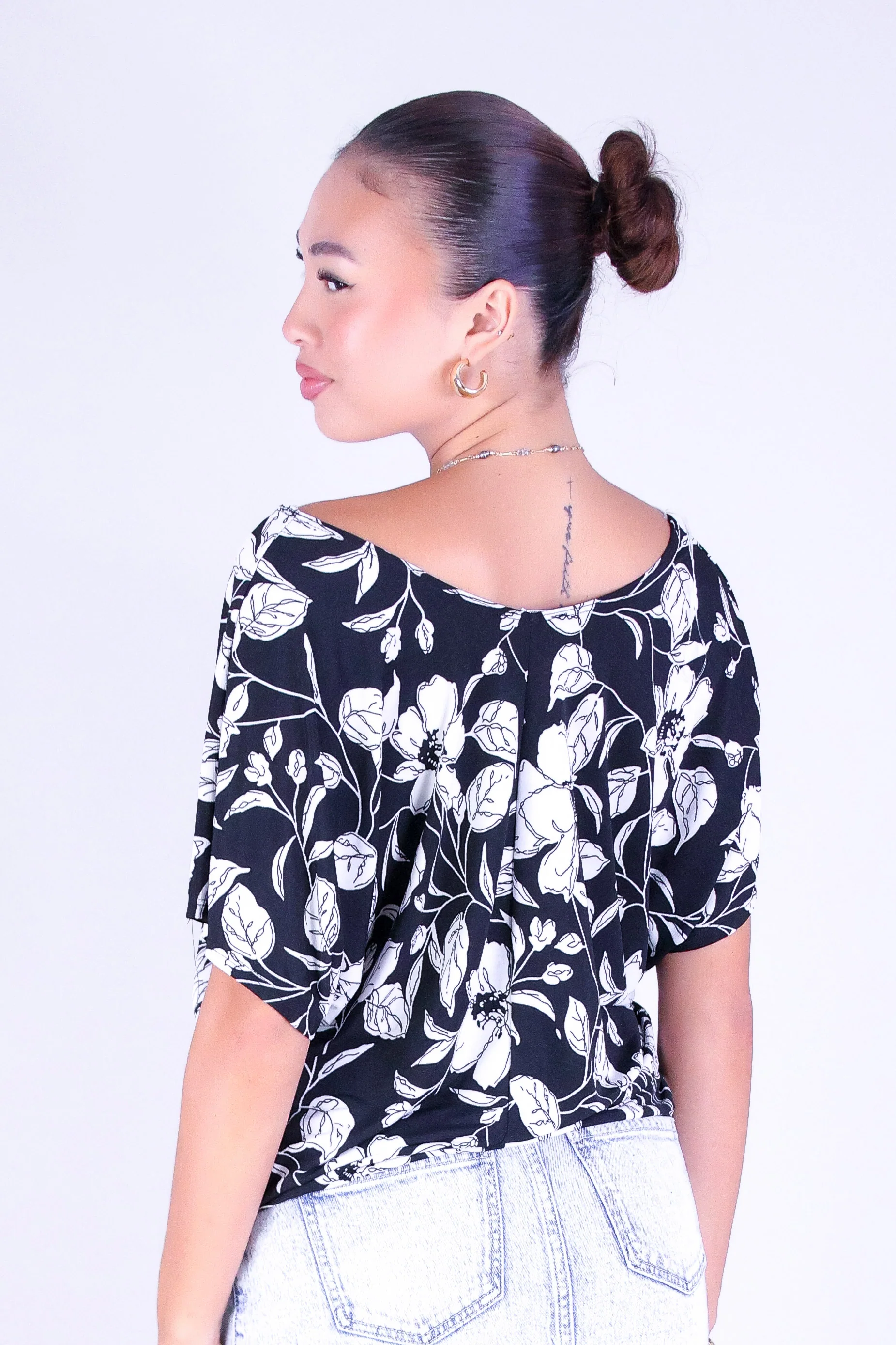 PRETTY BLOOMS DOLMAN TOP - Image 4
