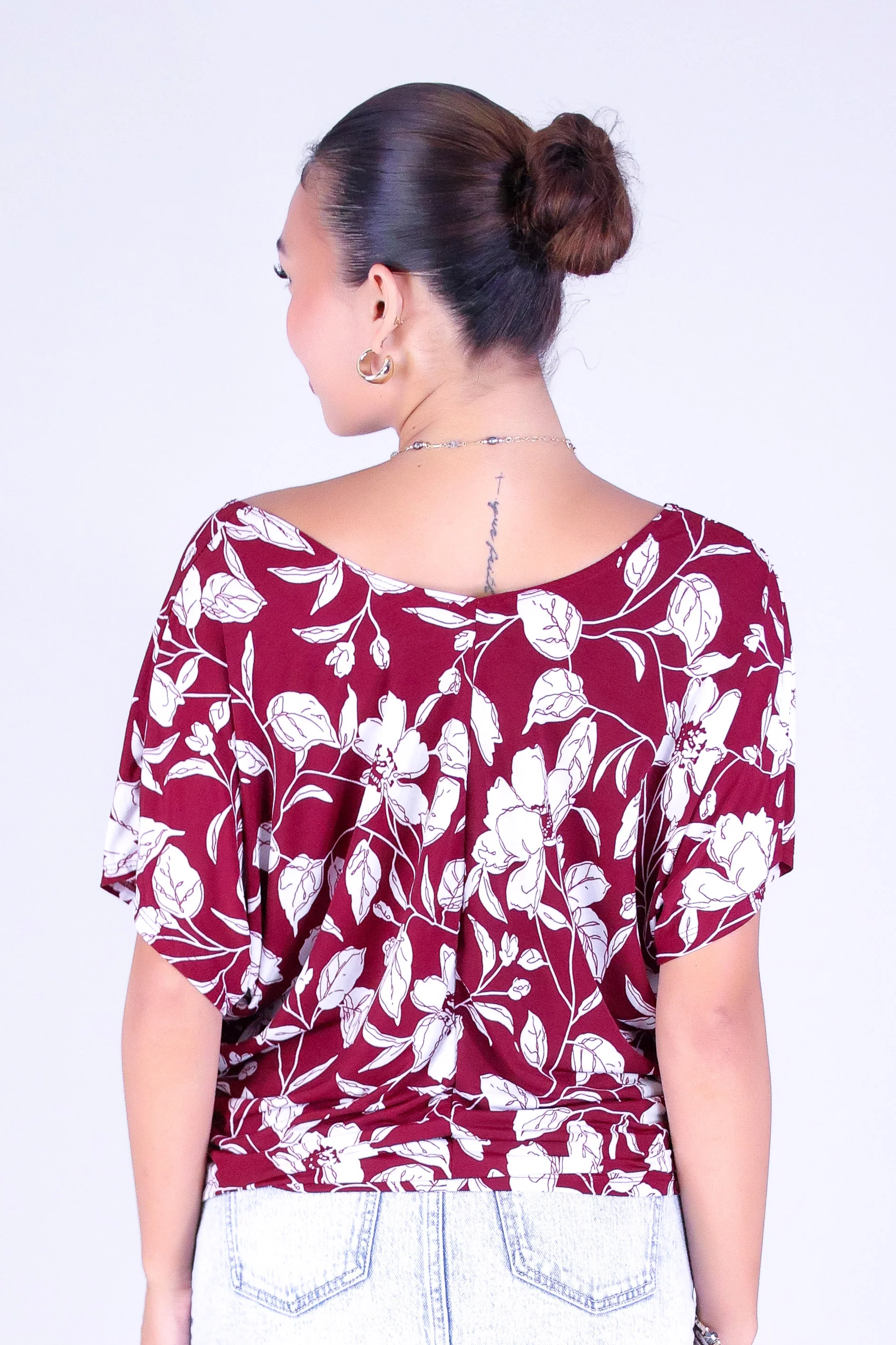 PRETTY BLOOMS DOLMAN TOP - Image 4