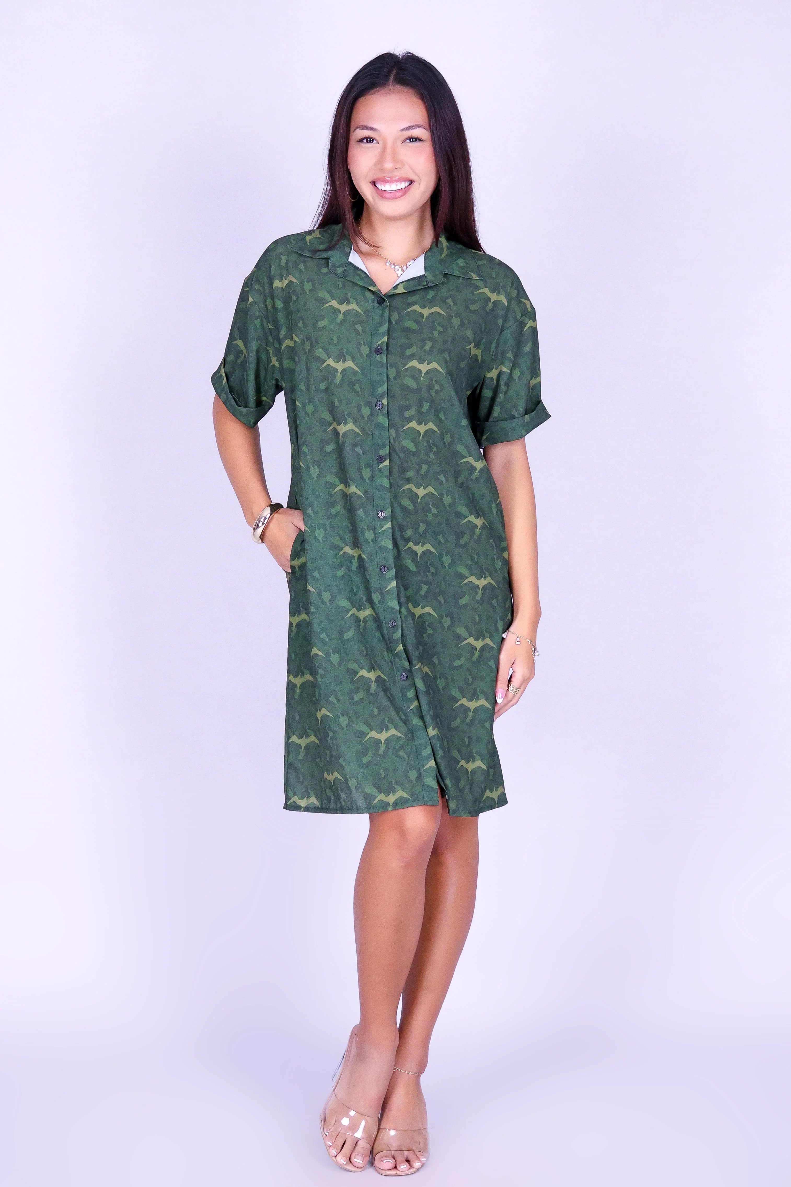 WILD BUTTON DOWN DRESS - Image 3