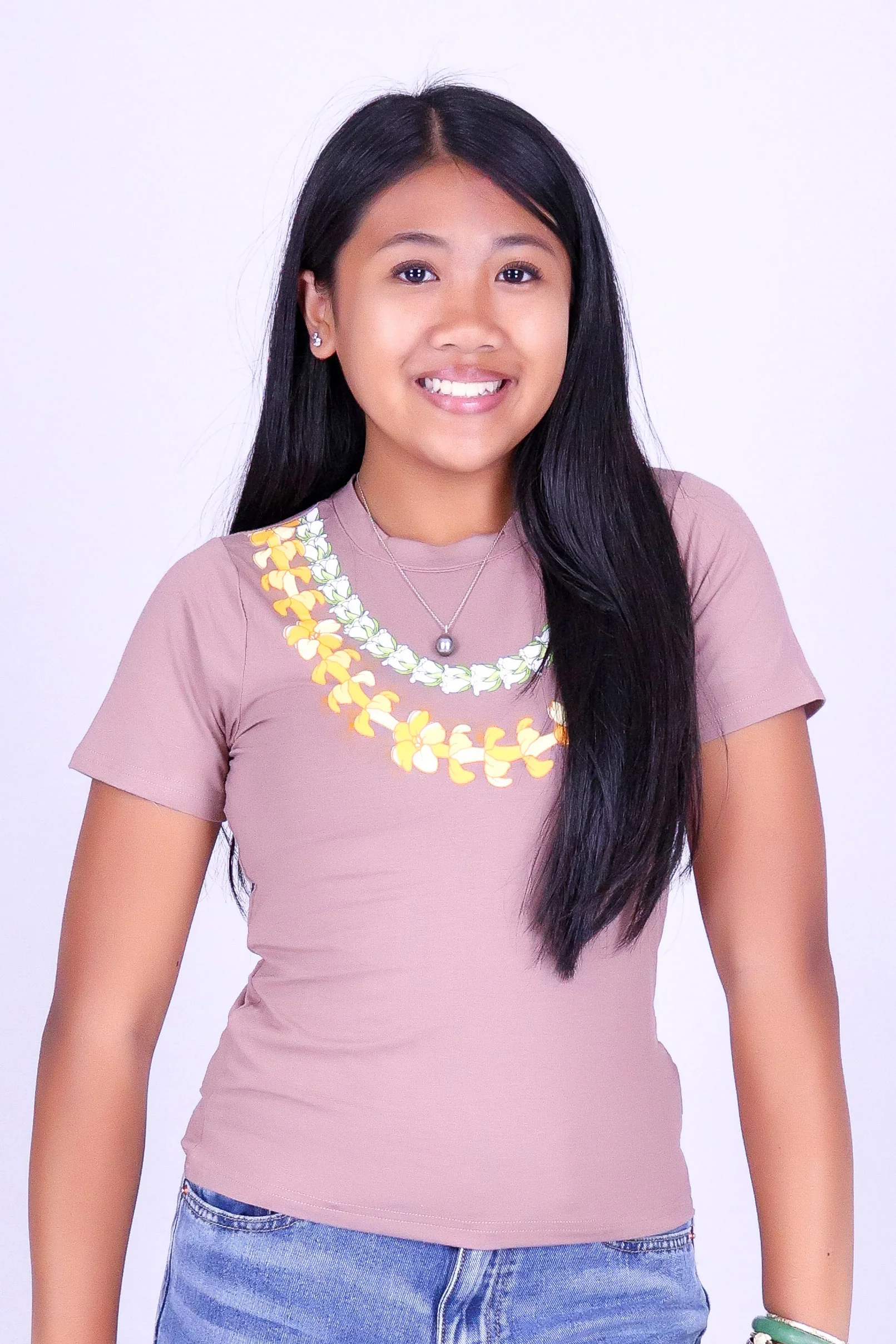 PUAKENIKENI LOKELANI LEI TEE | KIDS SIZE 2-16 - Image 2