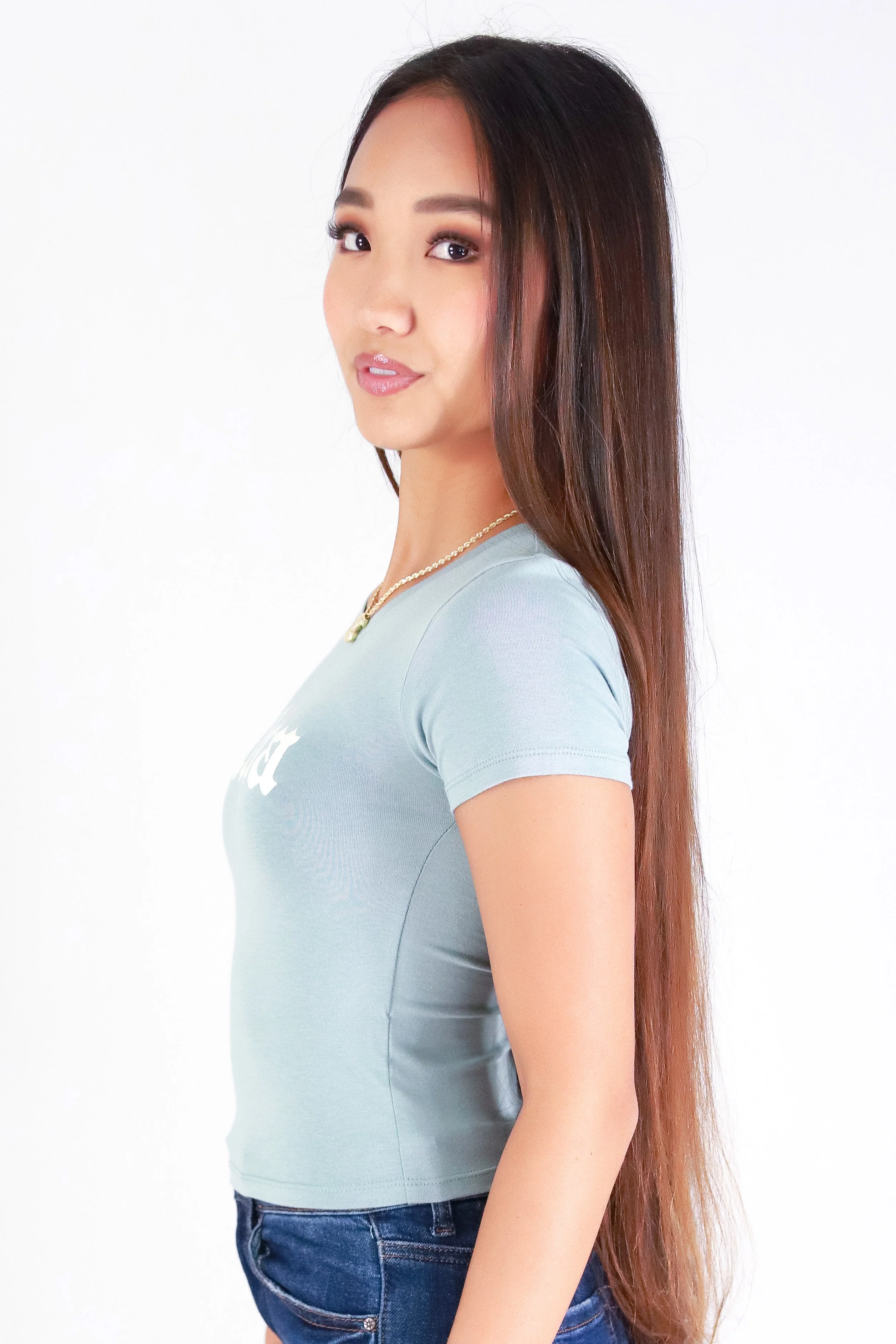 ALOHA CROP TEE - Image 3
