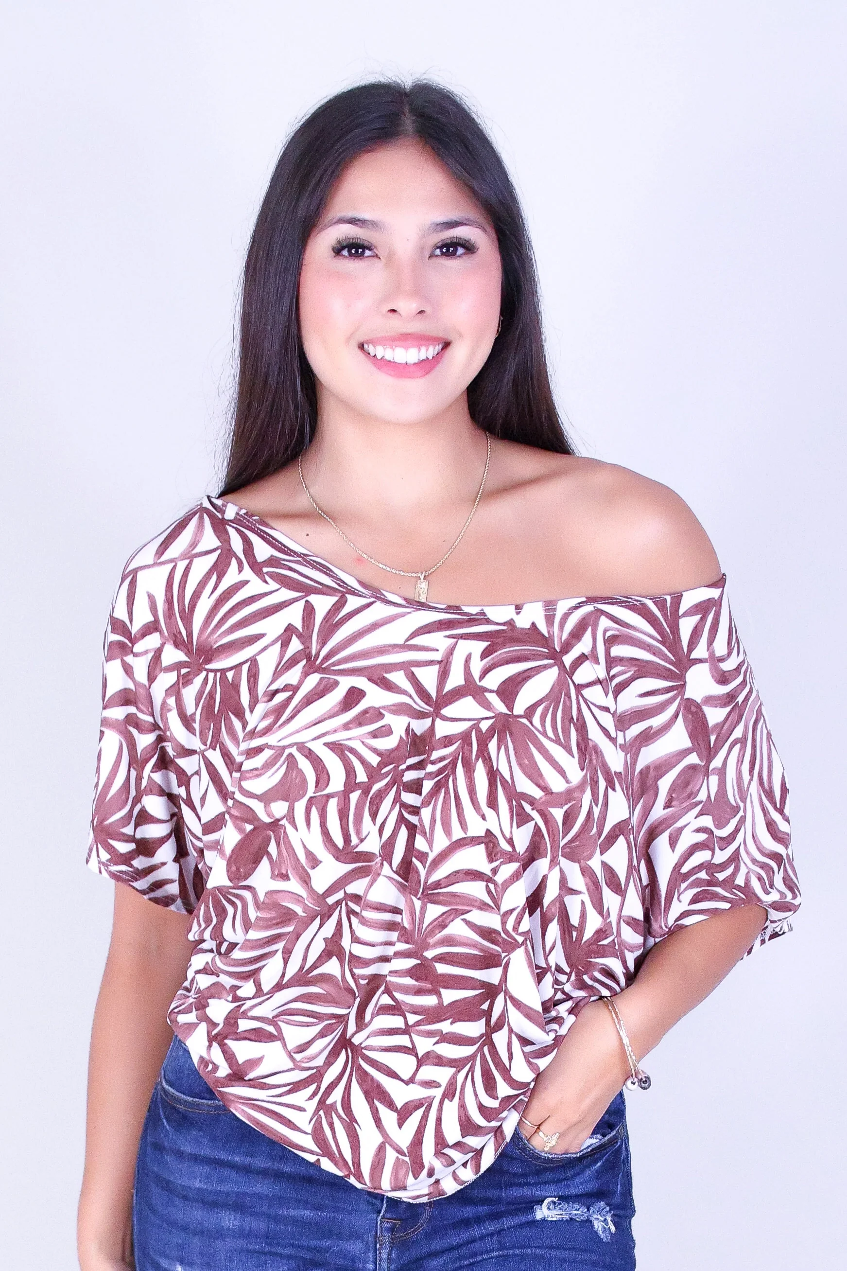 LOVELY LAYERS DOLMAN TOP - Image 2