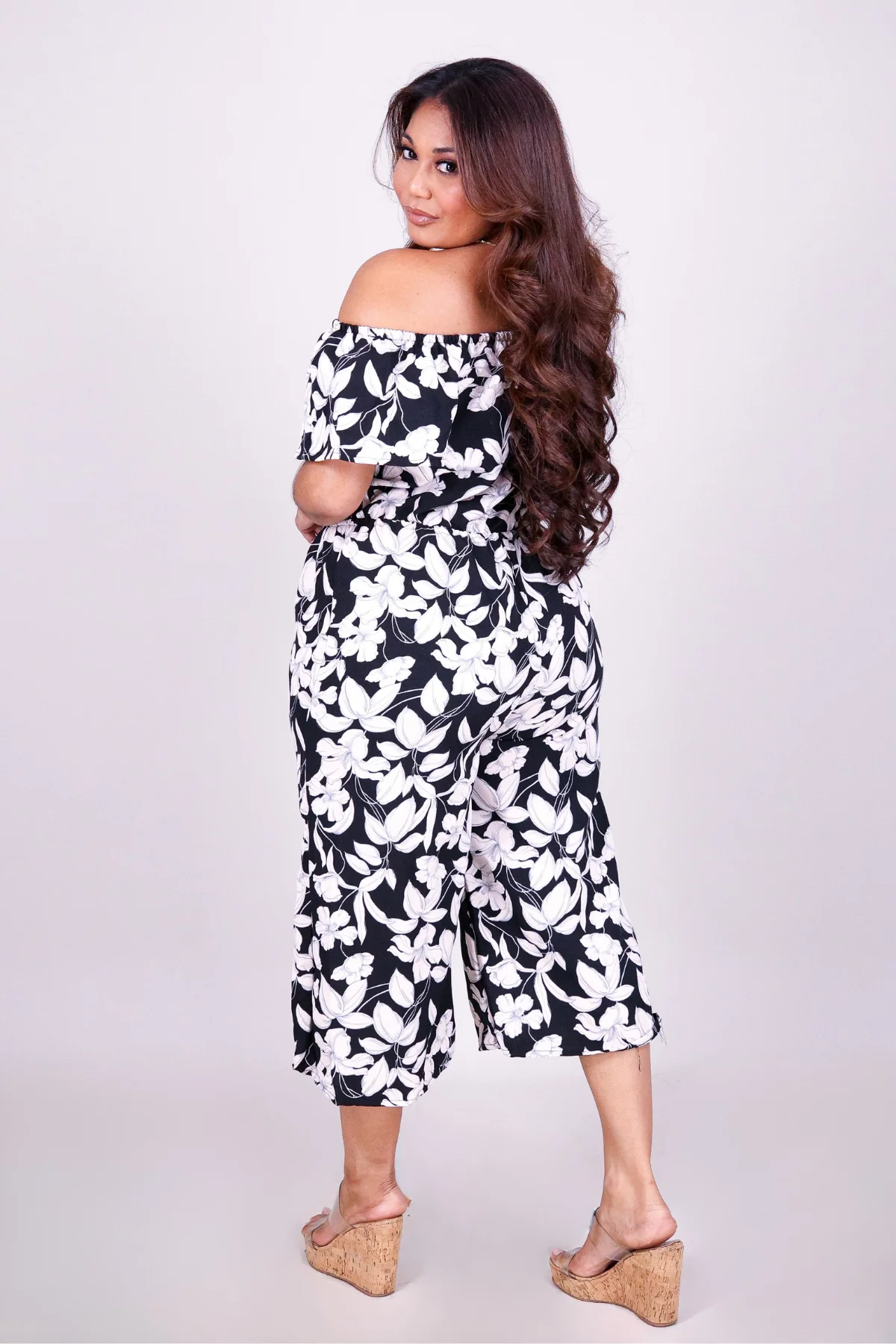 BLOOM WITHOUT LIMITS OFF SHOULDER JUMPSUIT - Image 4