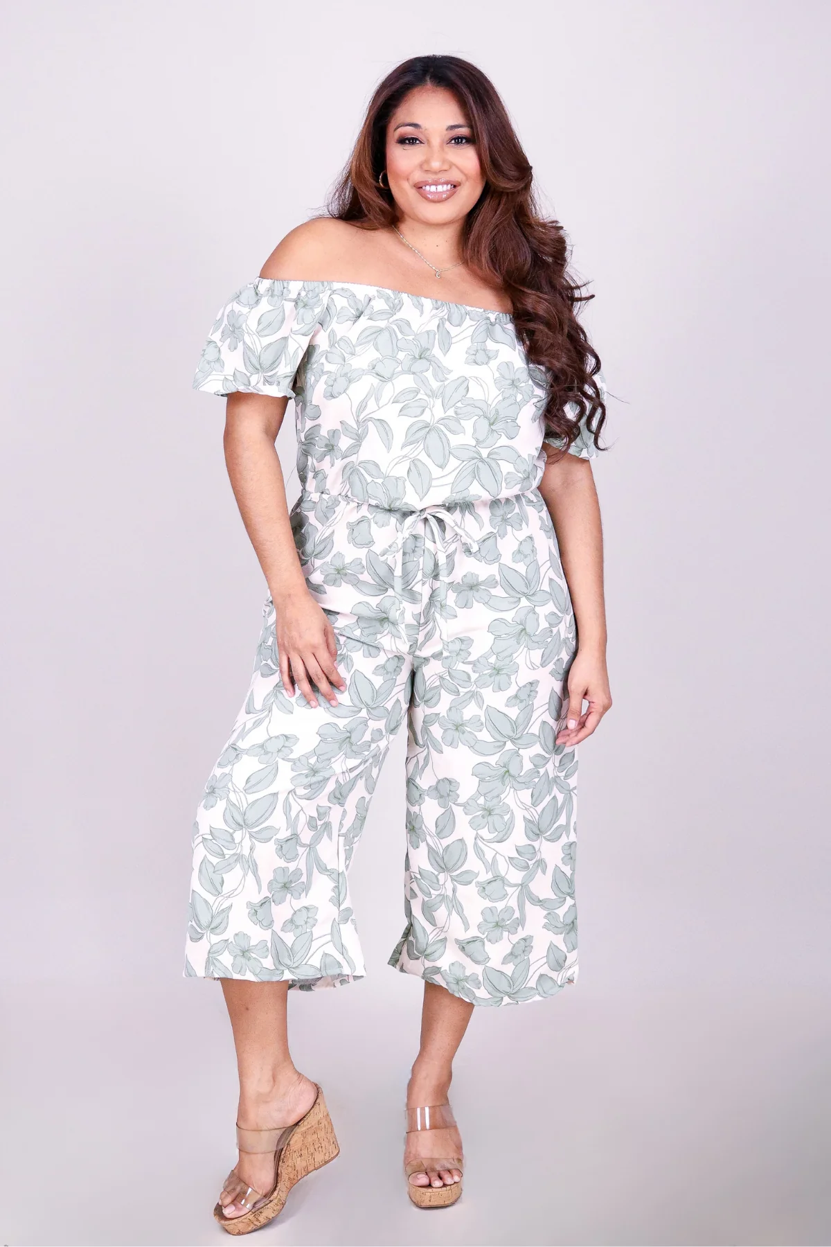 BLOOM WITHOUT LIMITS OFF SHOULDER JUMPSUIT - Image 3