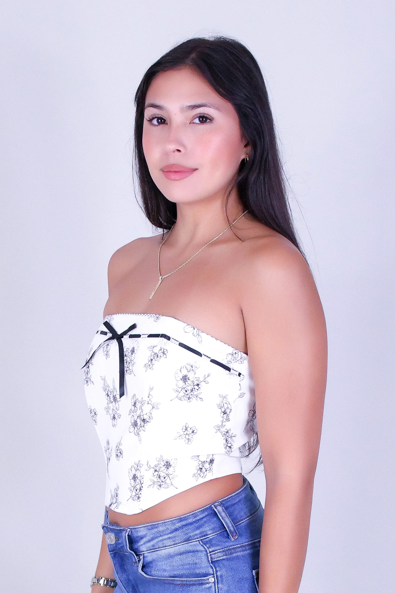 LUNA RIBBON CORSET TOP - Image 3