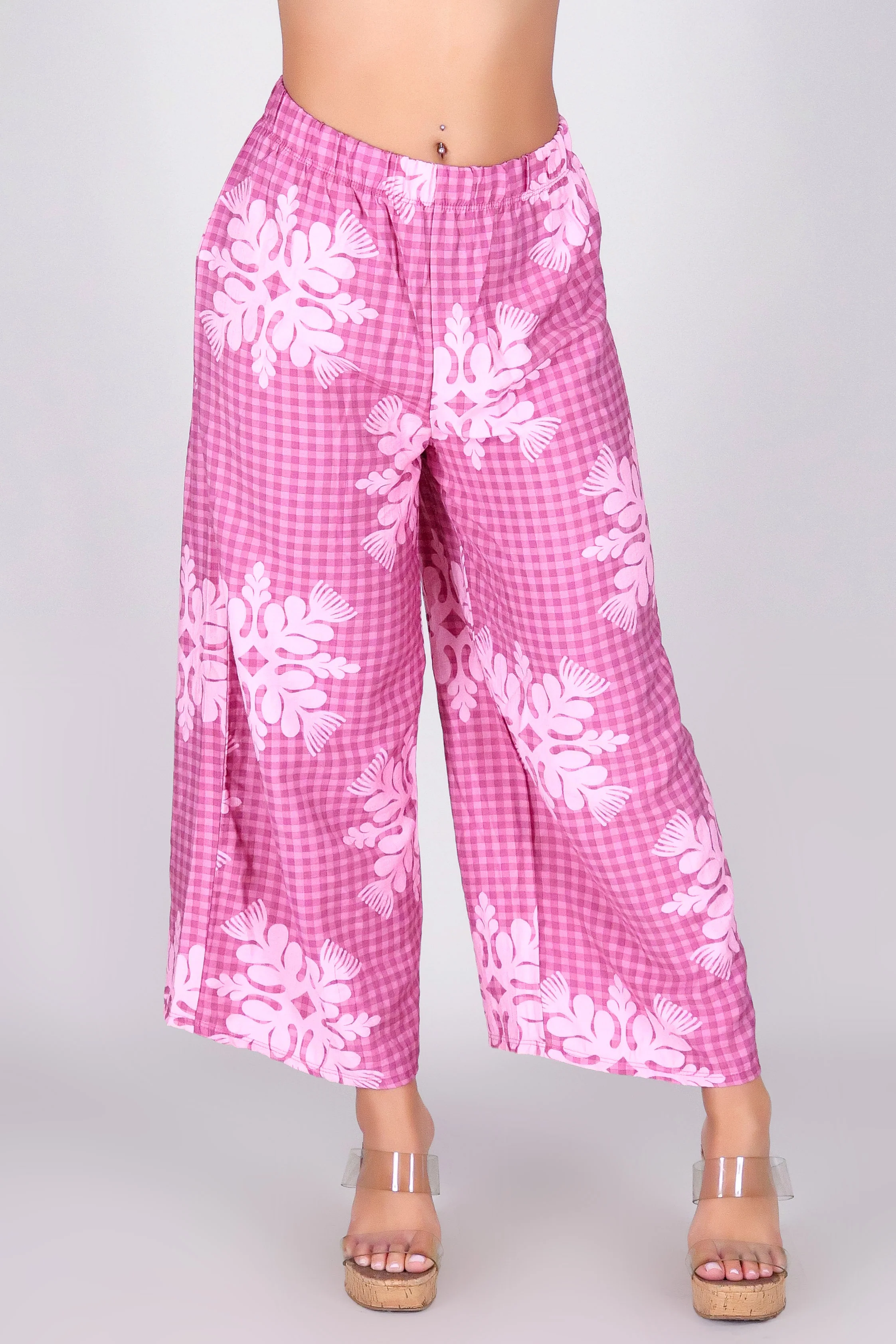 GINGHAM OHIA CAPRI'S - Image 2