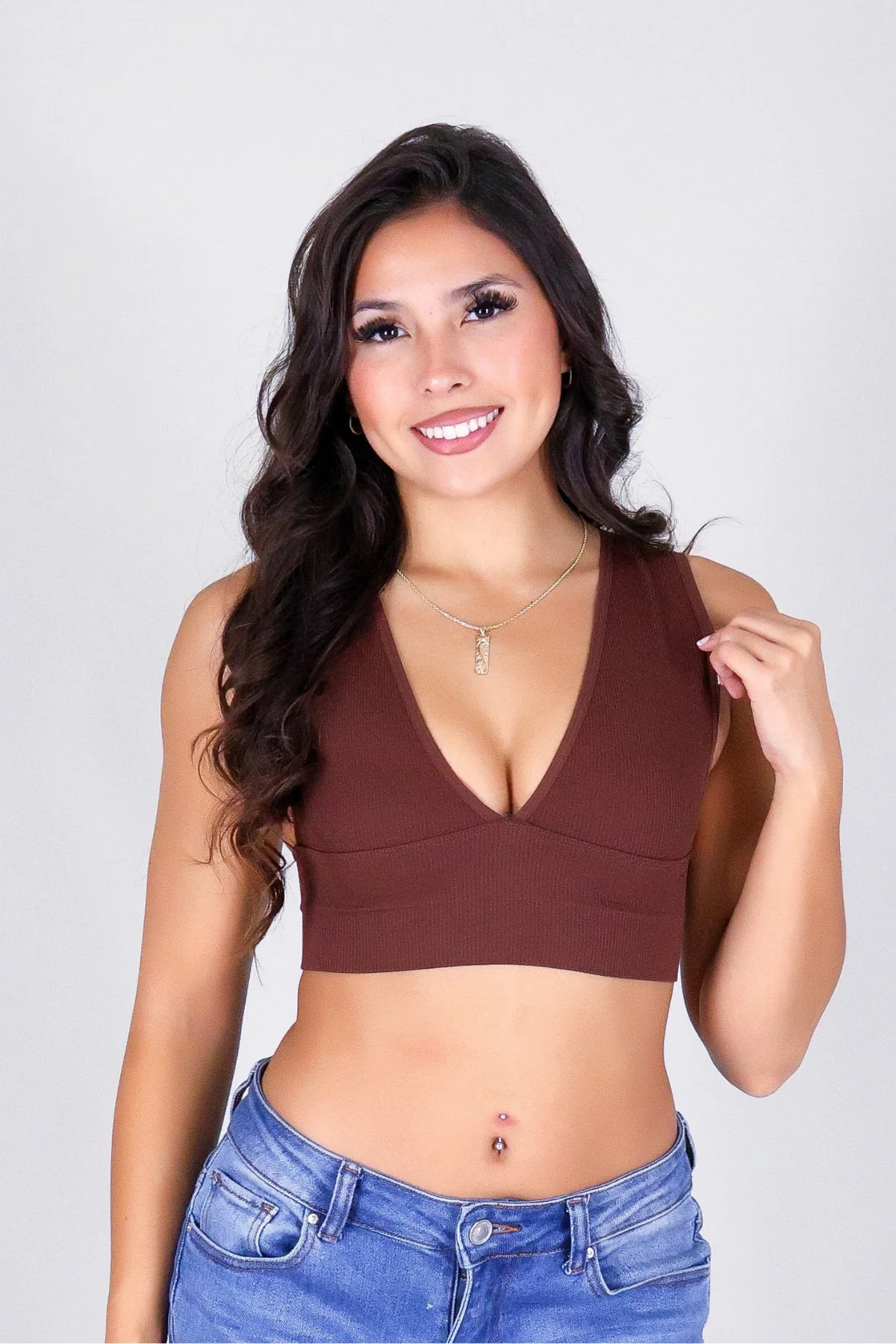 HERE FOR IT CROP TOP - Image 2