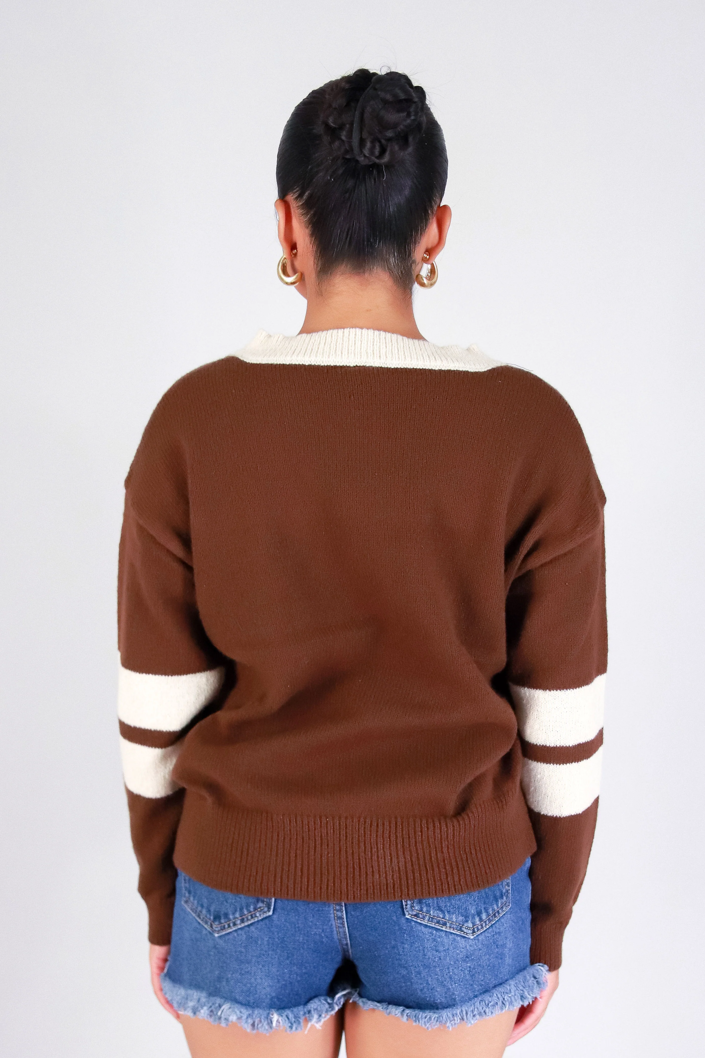 COLLEGE CUTIE VARSITY SWEATER - Image 4