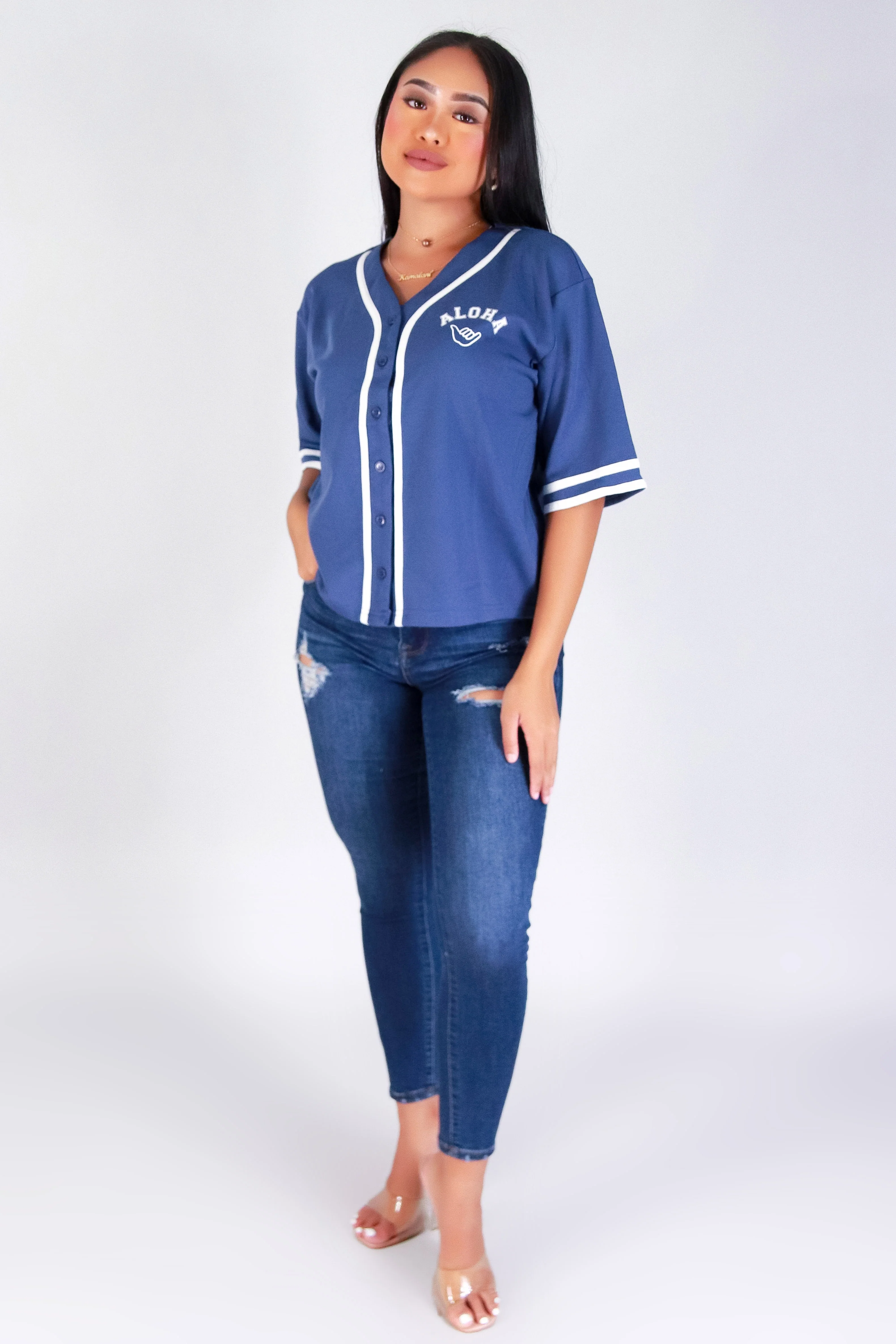 ALOHA SHAKA BASEBALL JERSEY - Image 2