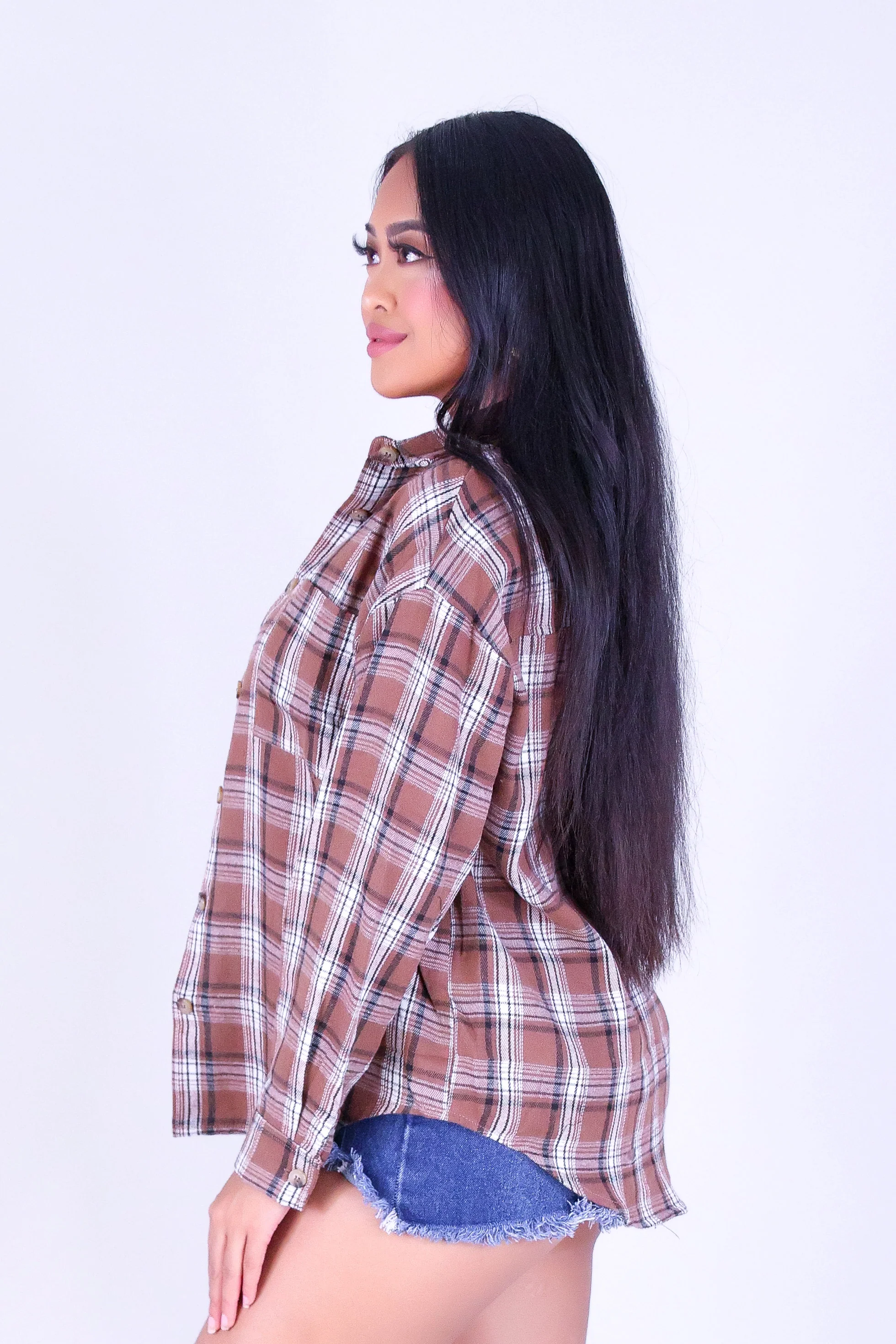FIRESIDE PLAID TOP - Image 3