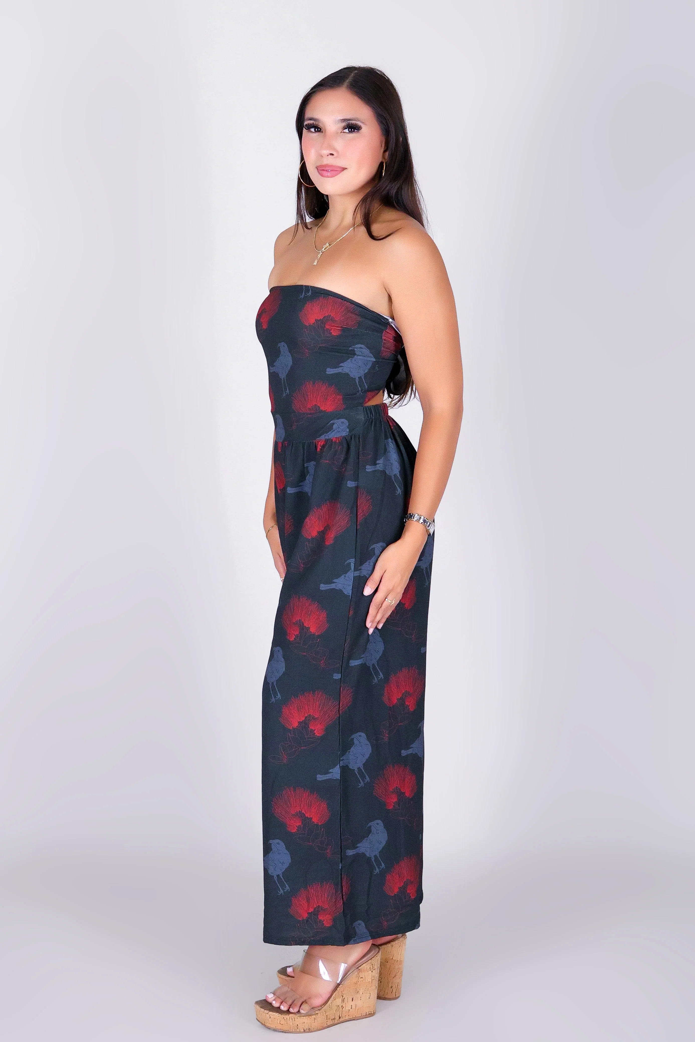 IIWI BIRD TIE BACK JUMPSUIT - Image 2