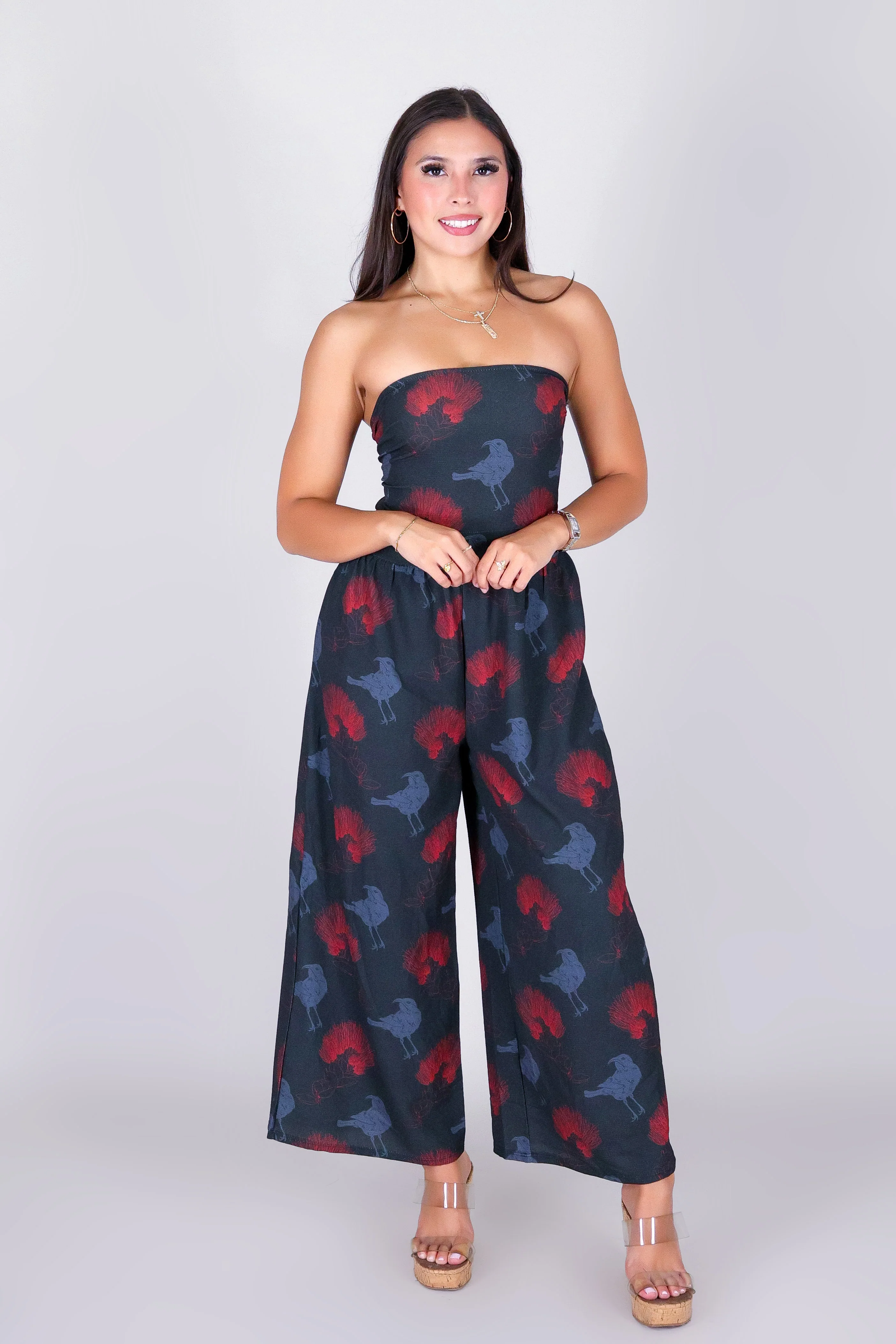 IIWI BIRD TIE BACK JUMPSUIT - Image 4