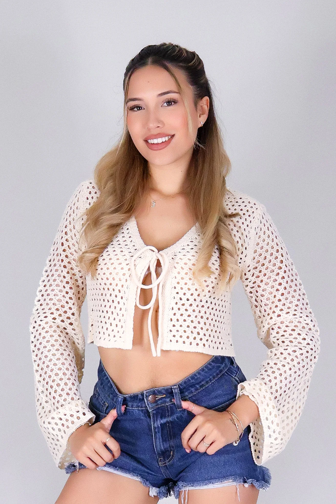 STAY SOFT CROCHET CARDIGAN - Image 2