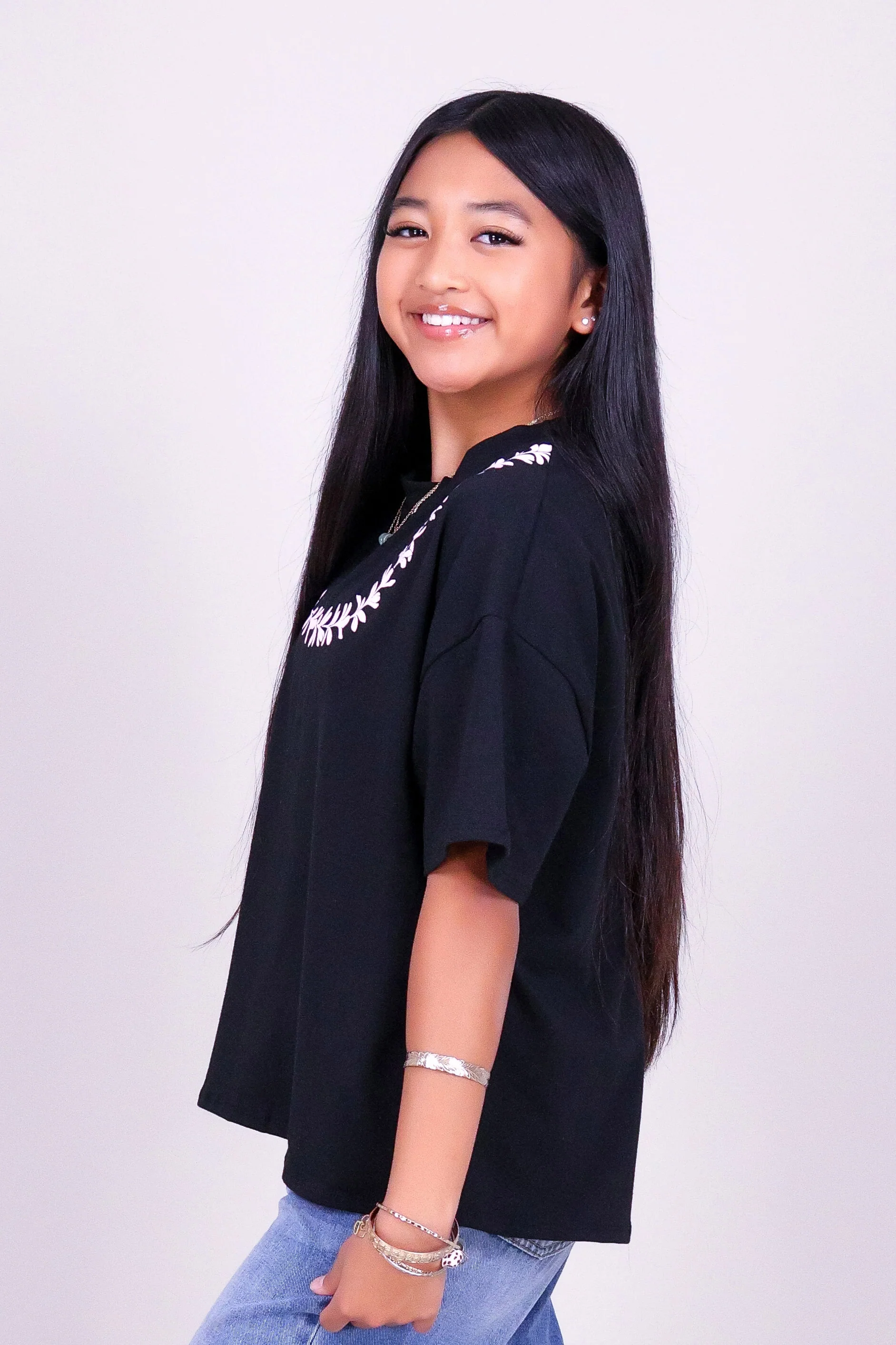 PLUMERIA LEI TEE | KIDS SIZE 2-16 - Image 3