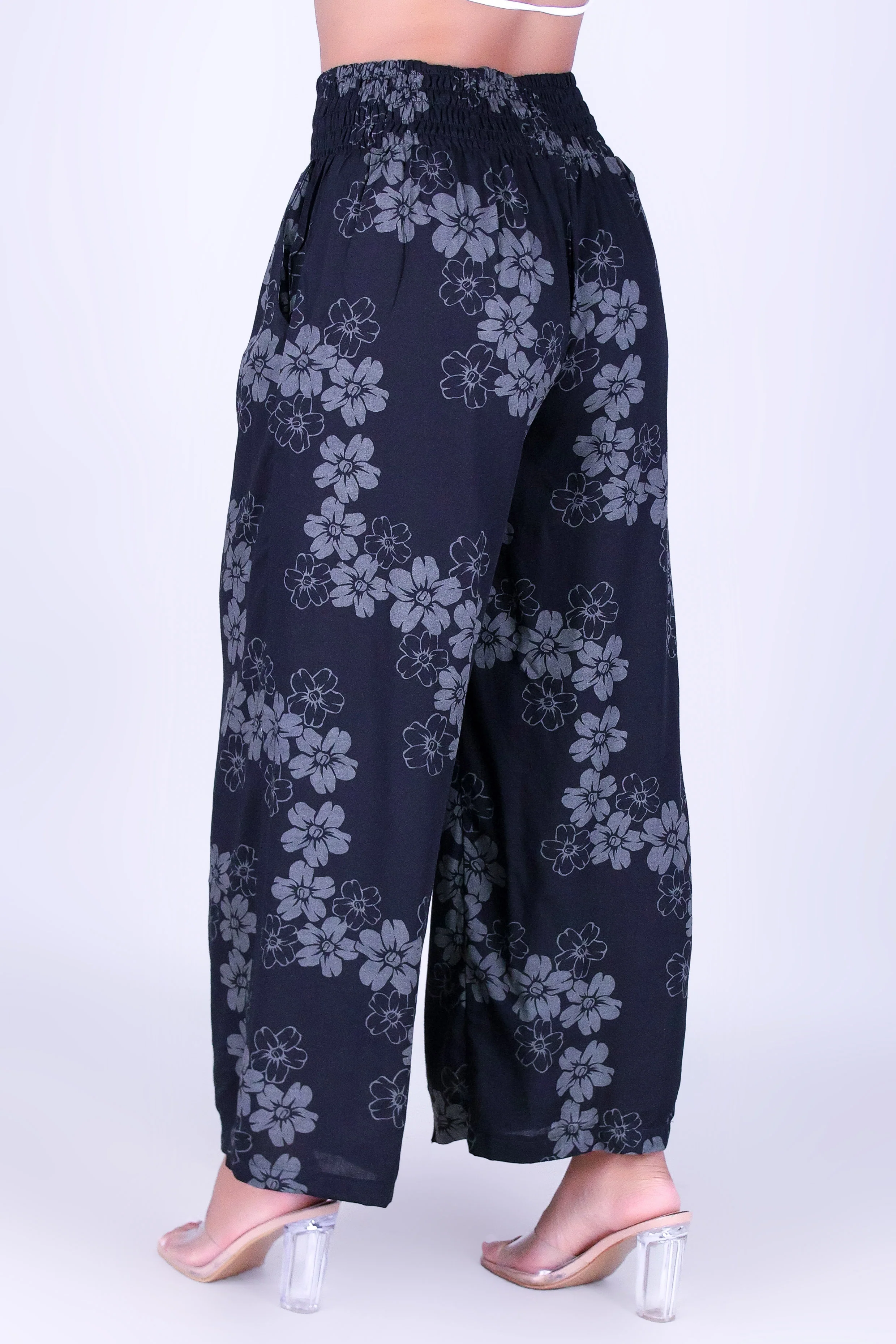 PUAKENIKENI PARADISE SMOCKED WAIST PANTS - Image 3
