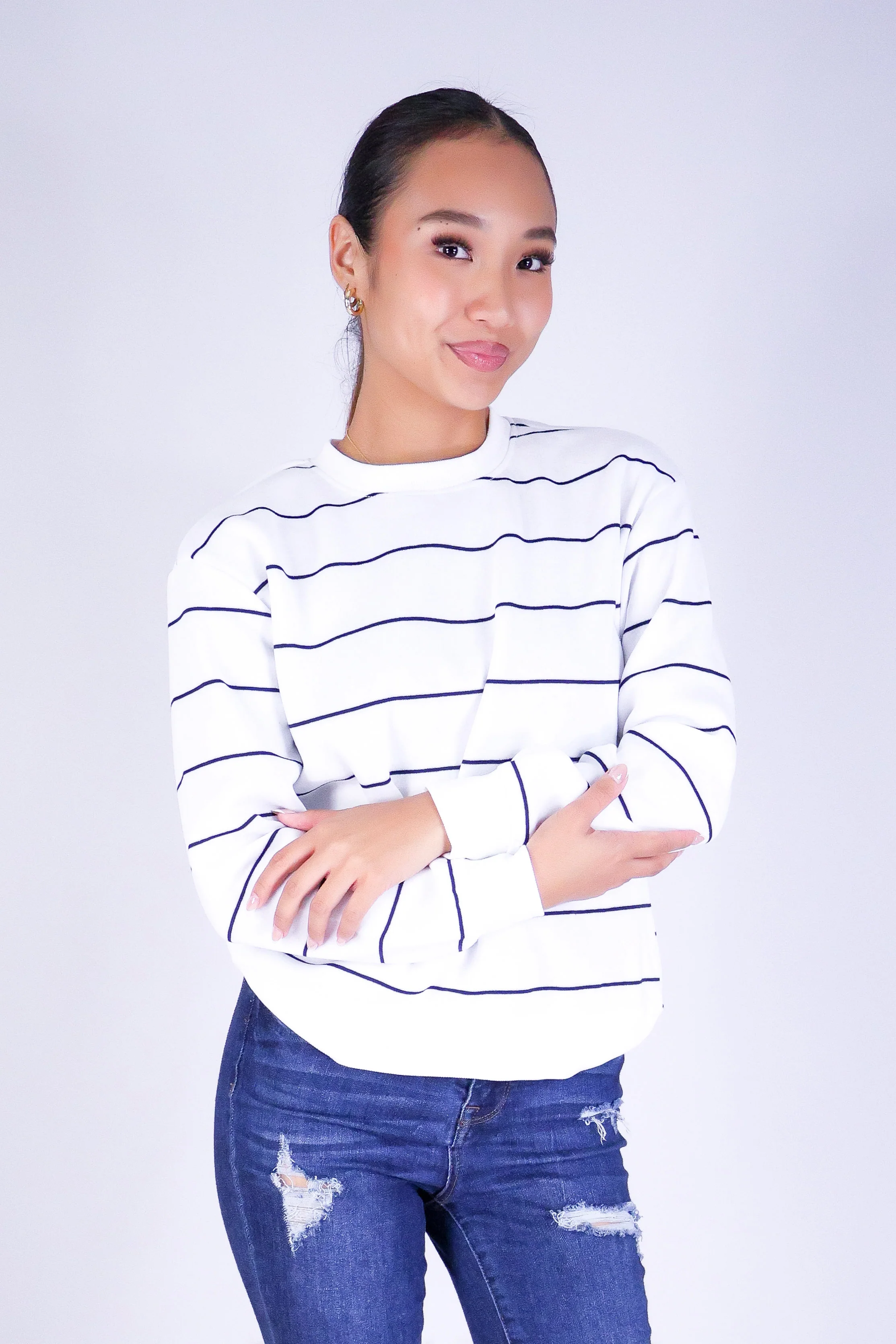 BLUSH LINES SWEATER - Image 2