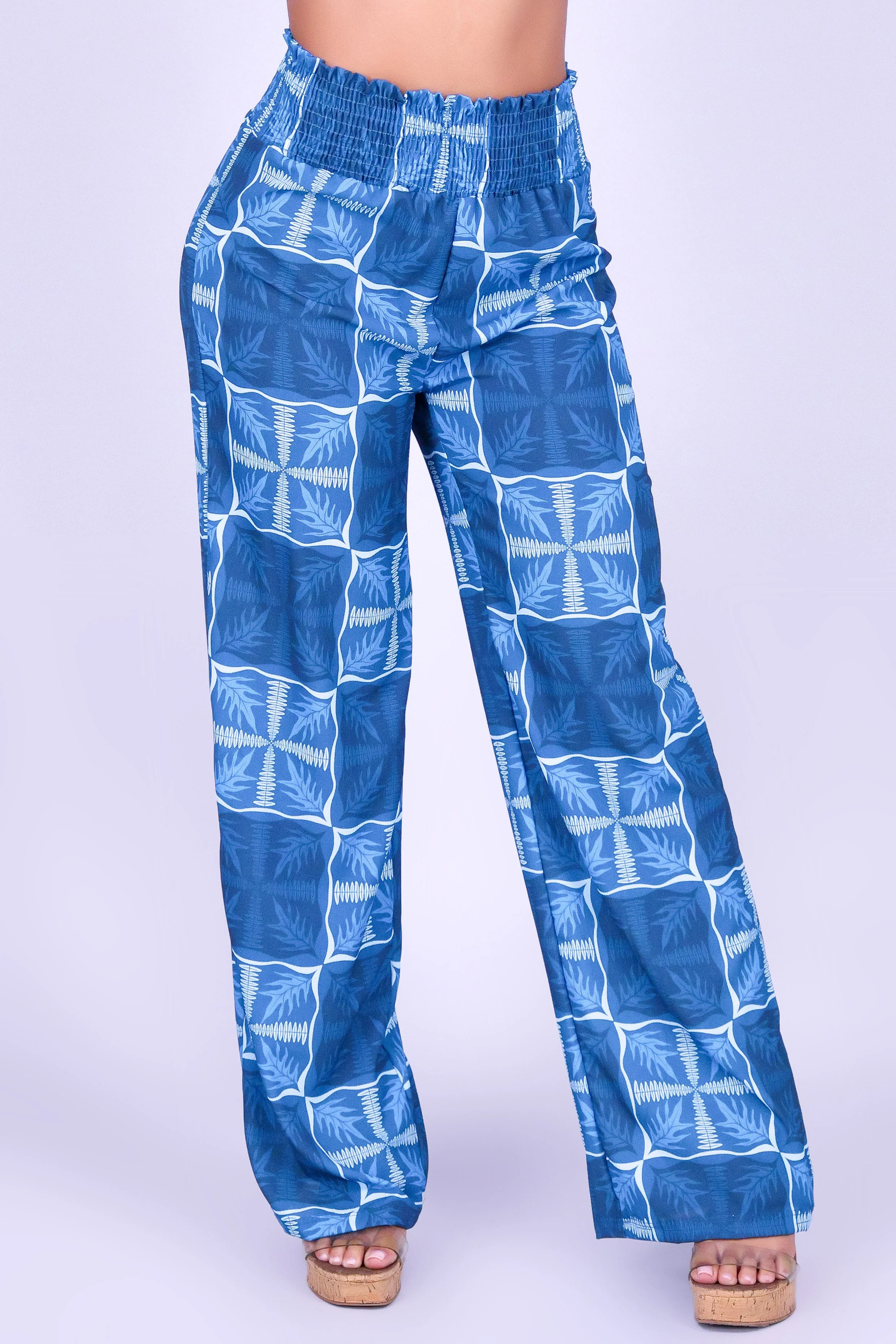 FERN KUIKI SMOCKED WAIST PANTS - Image 2