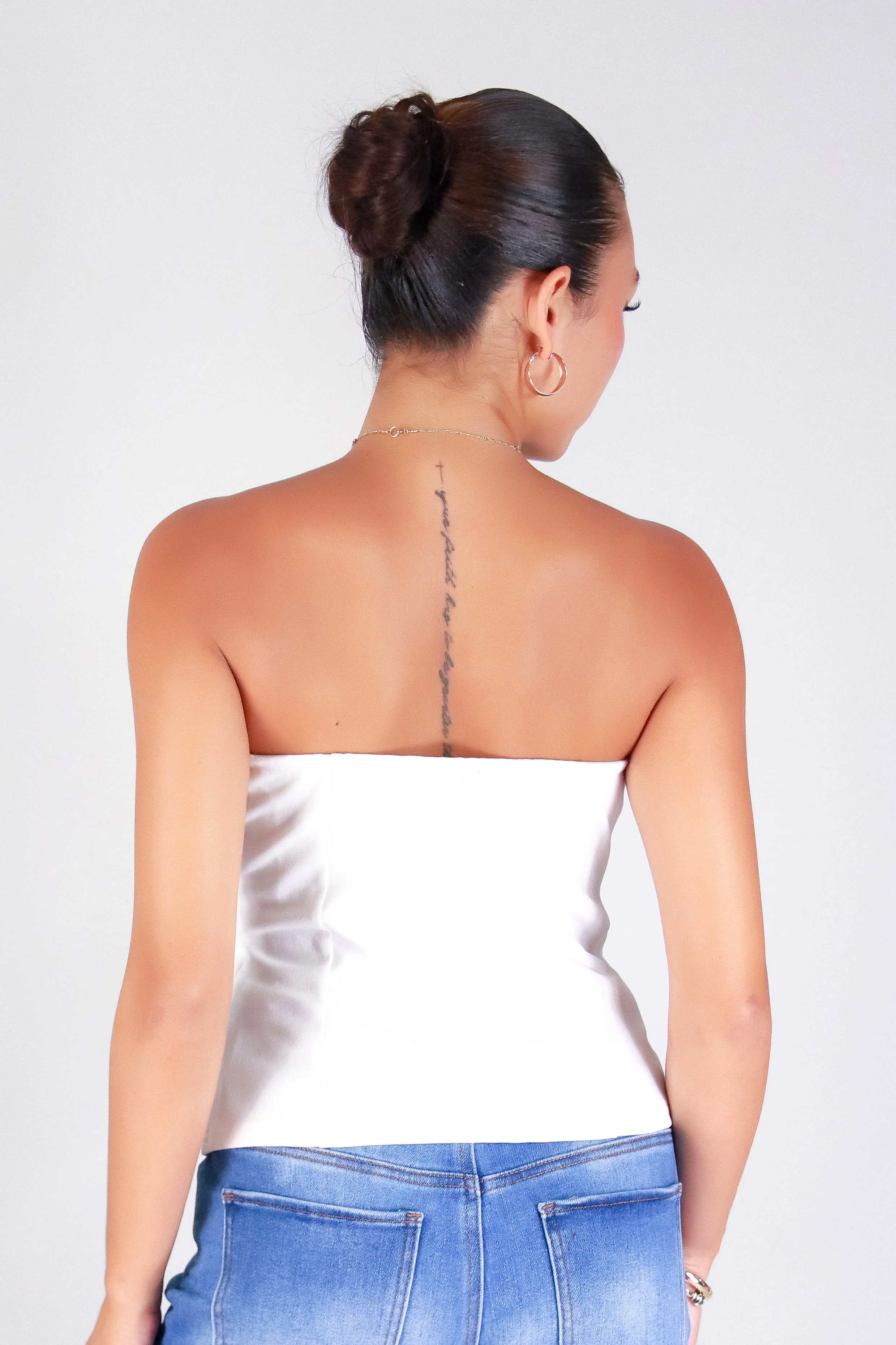KISS ME IN BOWS TUBE TOP - Image 4