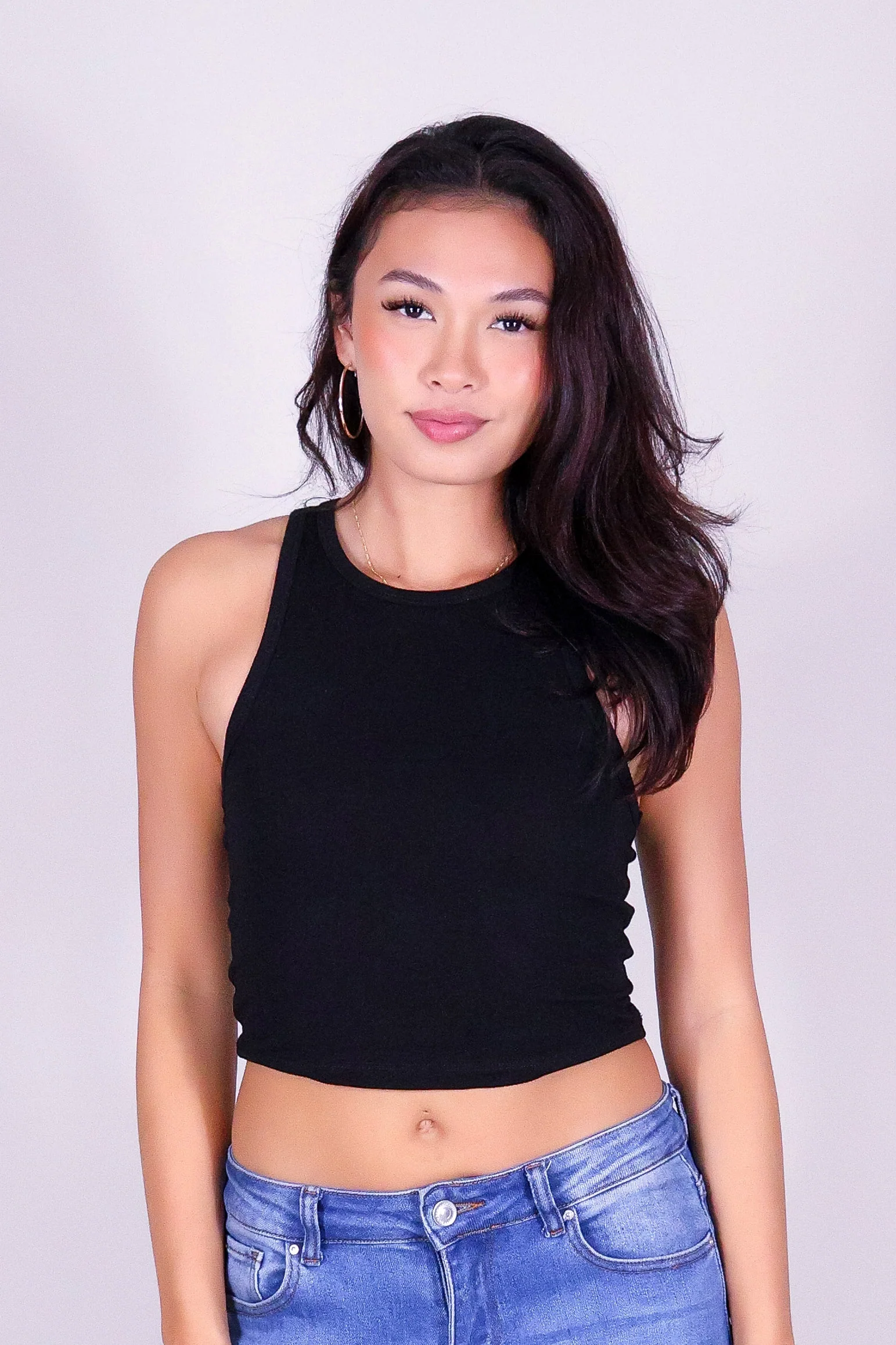 GOT NO TIME CROP TANK TOP - Image 2