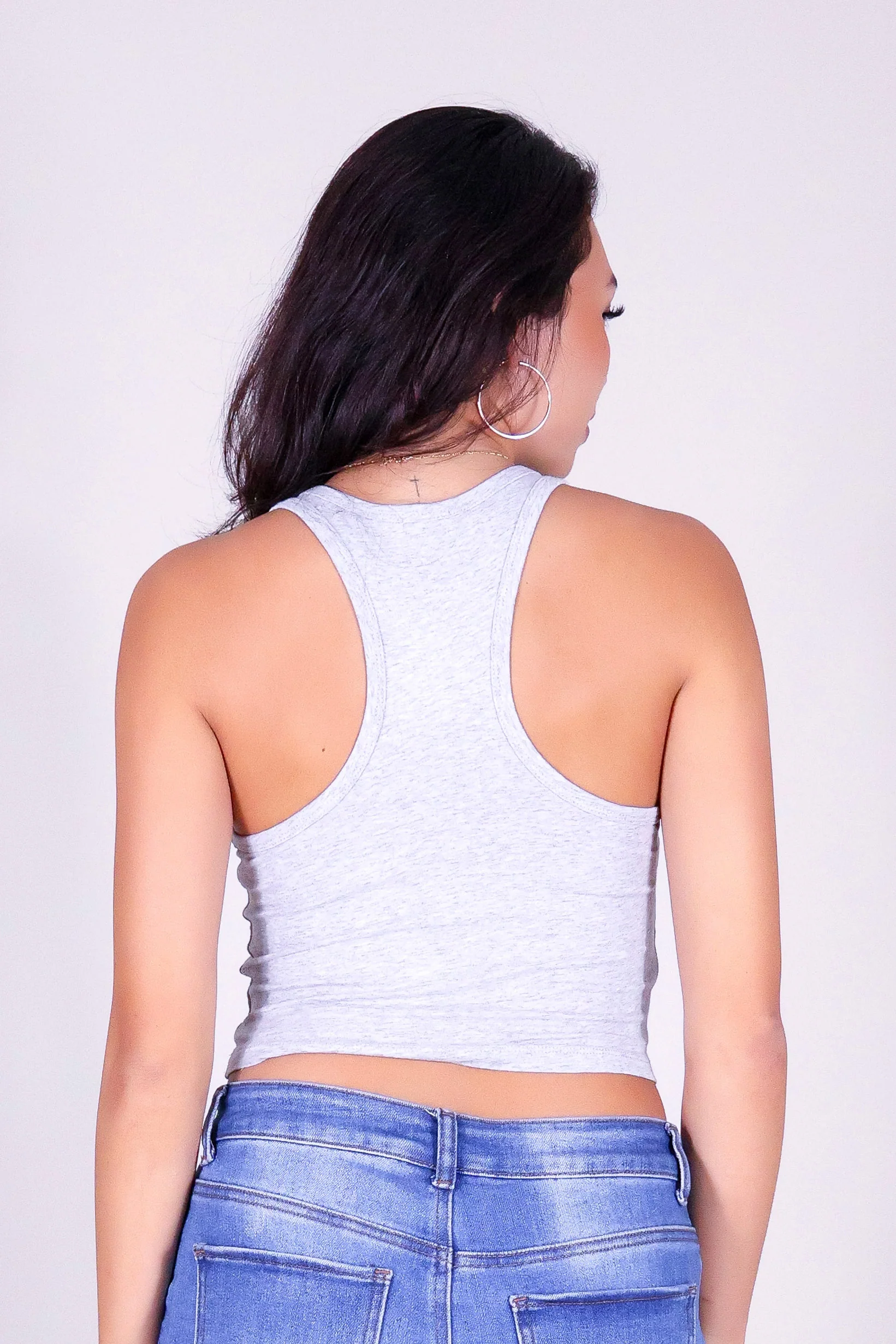 GOT NO TIME CROP TANK TOP - Image 4