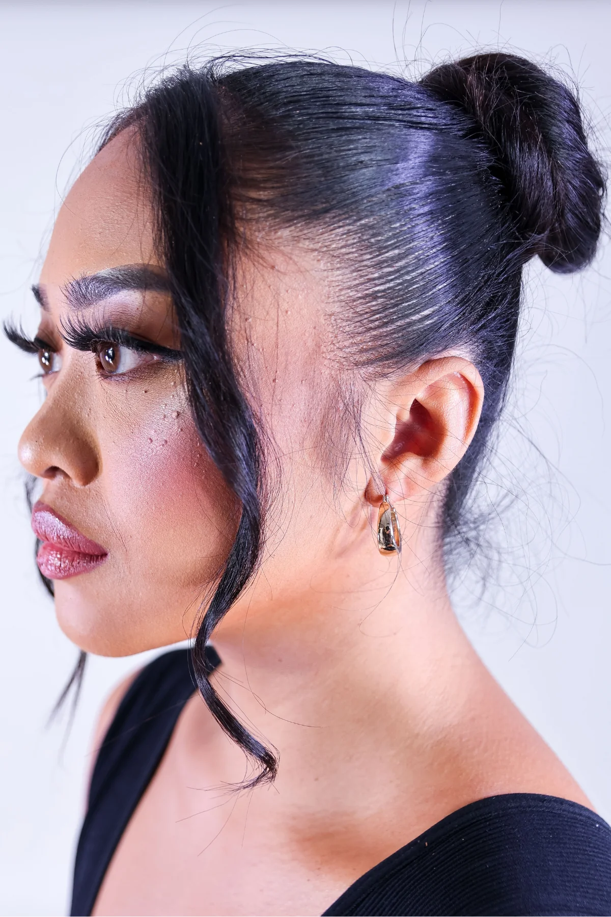 POWER HOOP EARRINGS
