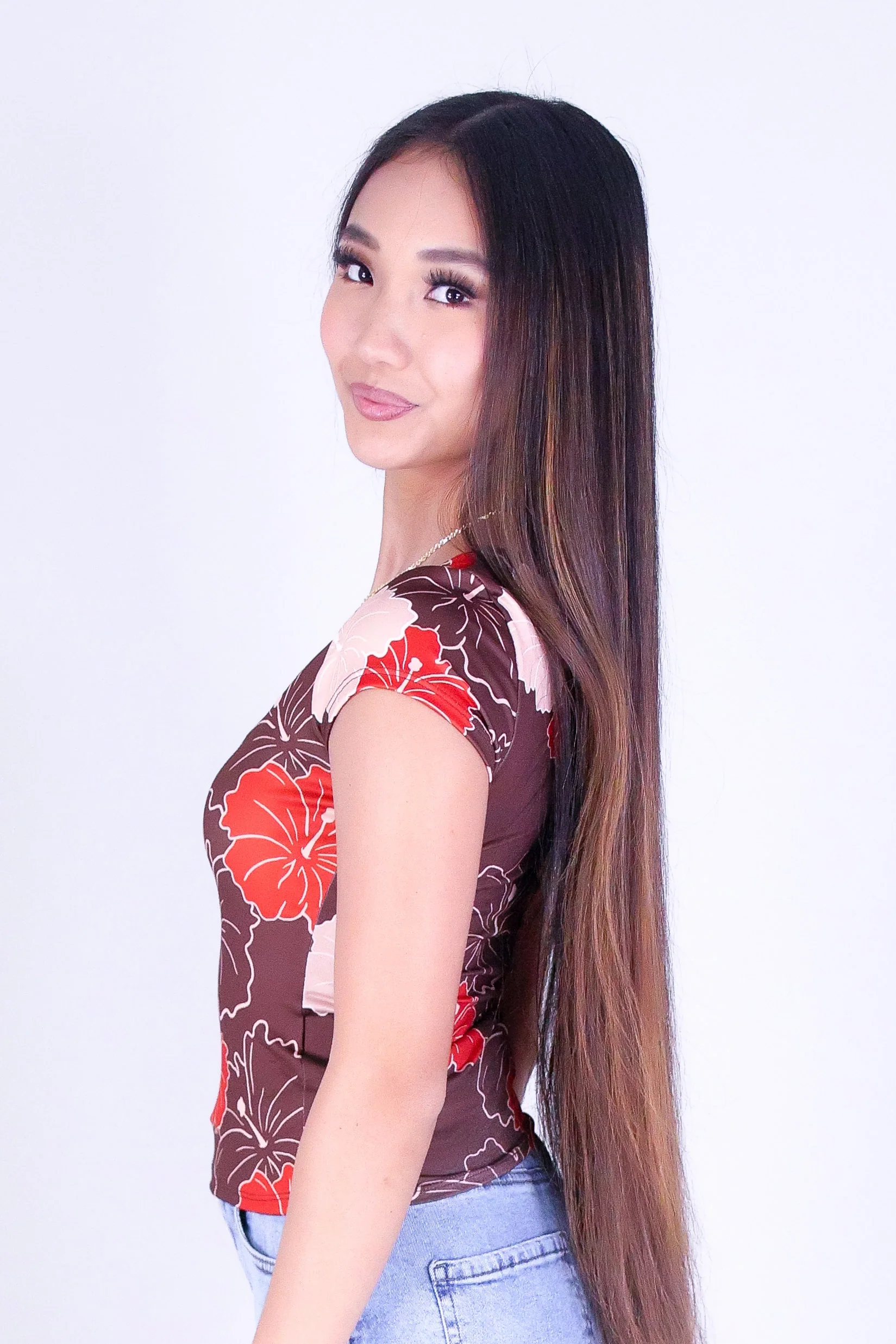 MULTI ALOALO SQUARE NECK TOP - Image 3