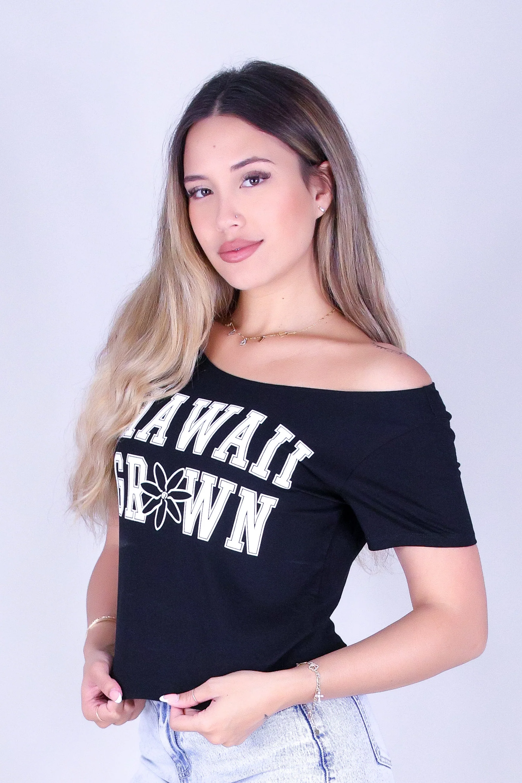 HI GROWN OFF SHOULDER TOP - Image 3