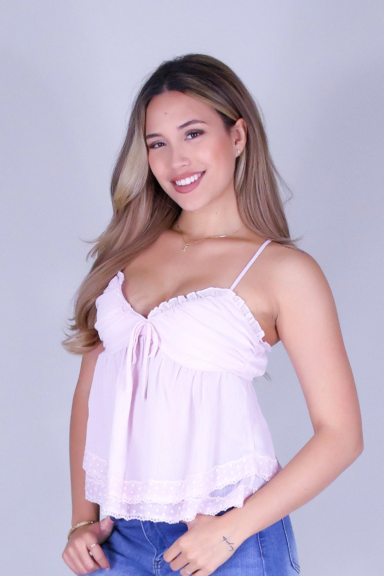 PURE ILLUSION BABYDOLL TOP - Image 3