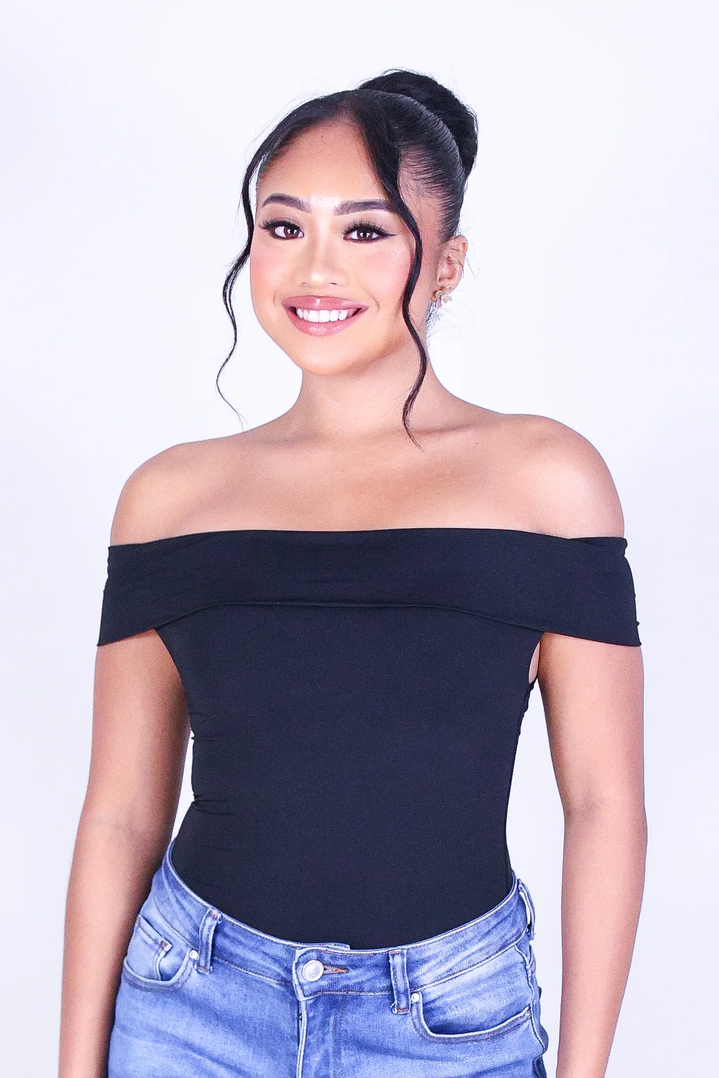 CITY CHIC OFF SHOULDER TOP - Image 2