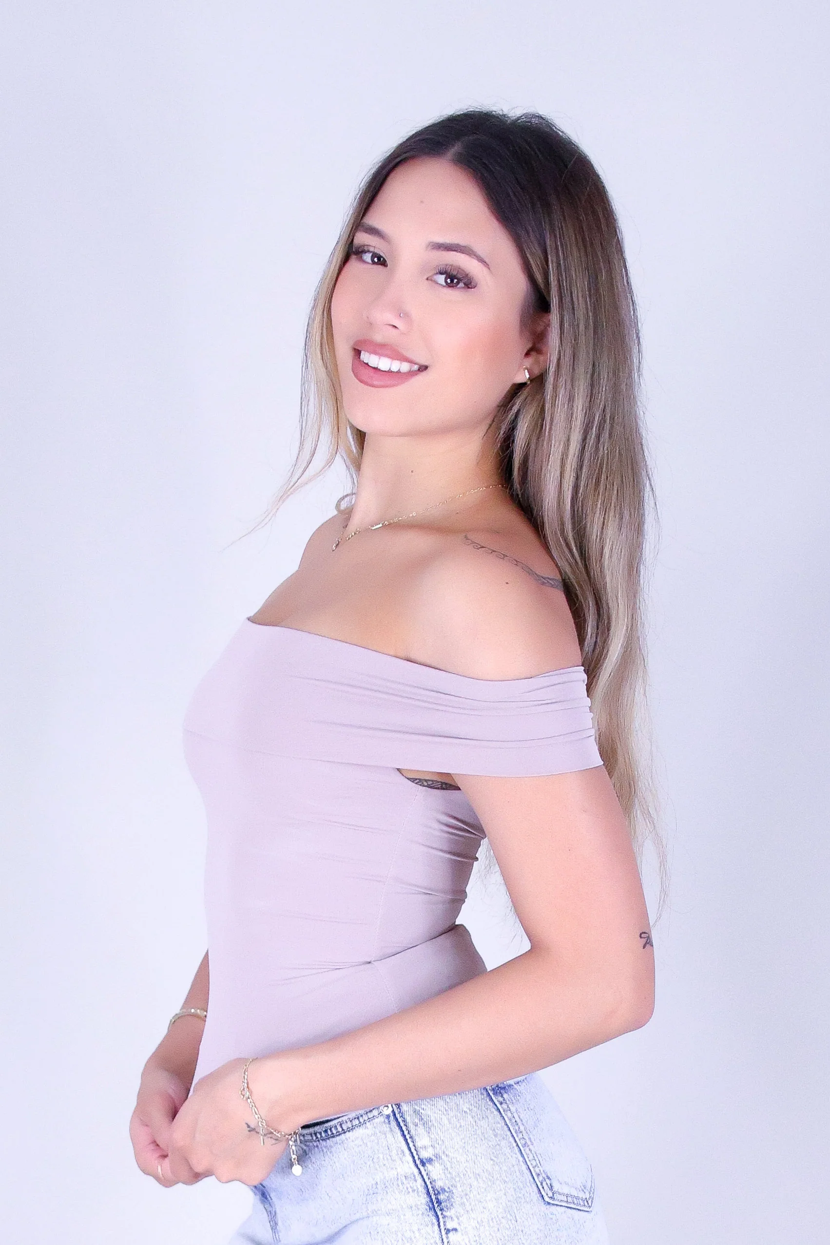 CITY CHIC OFF SHOULDER TOP - Image 3