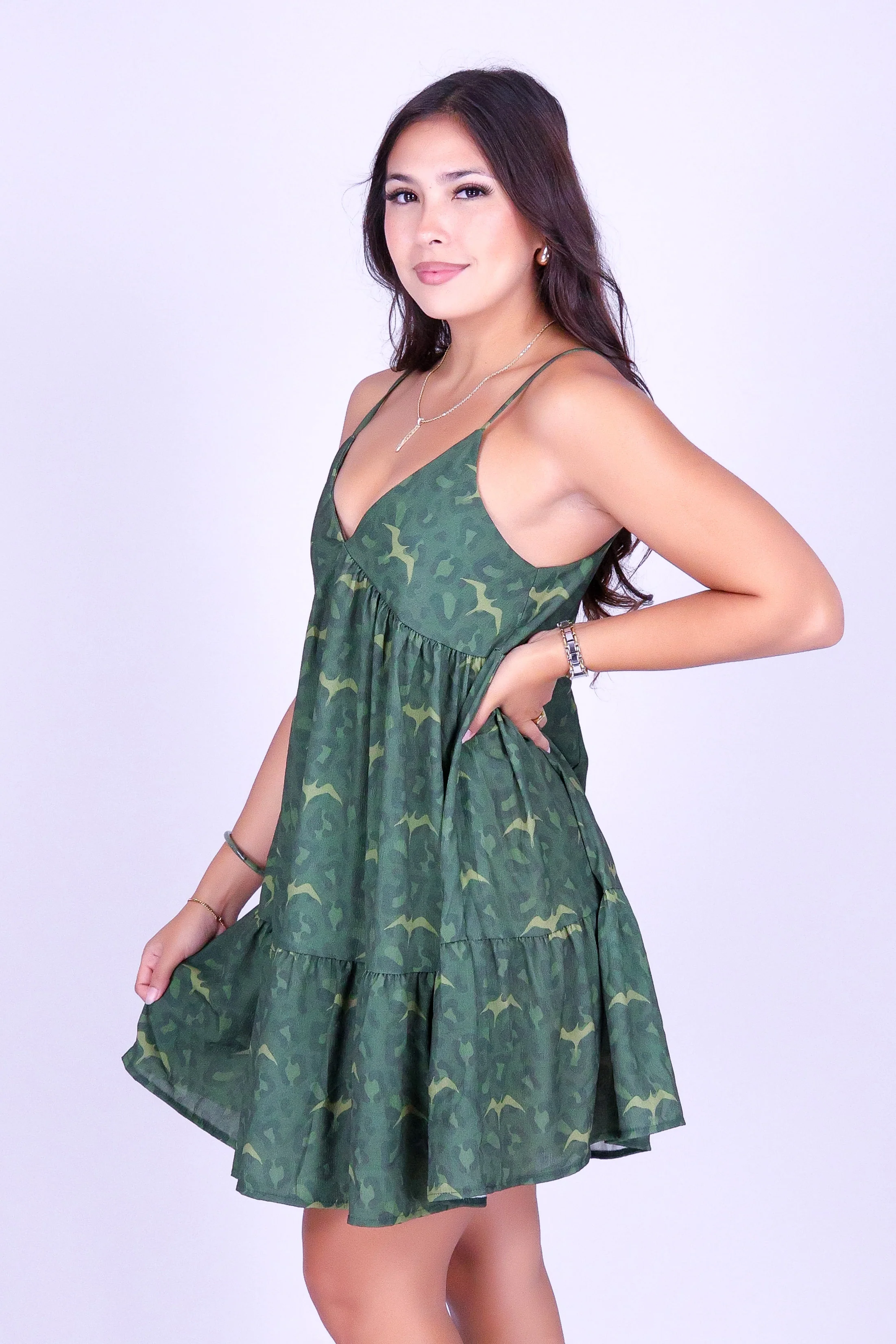 WILD IWA TIERED BABYDOLL DRESS - Image 3