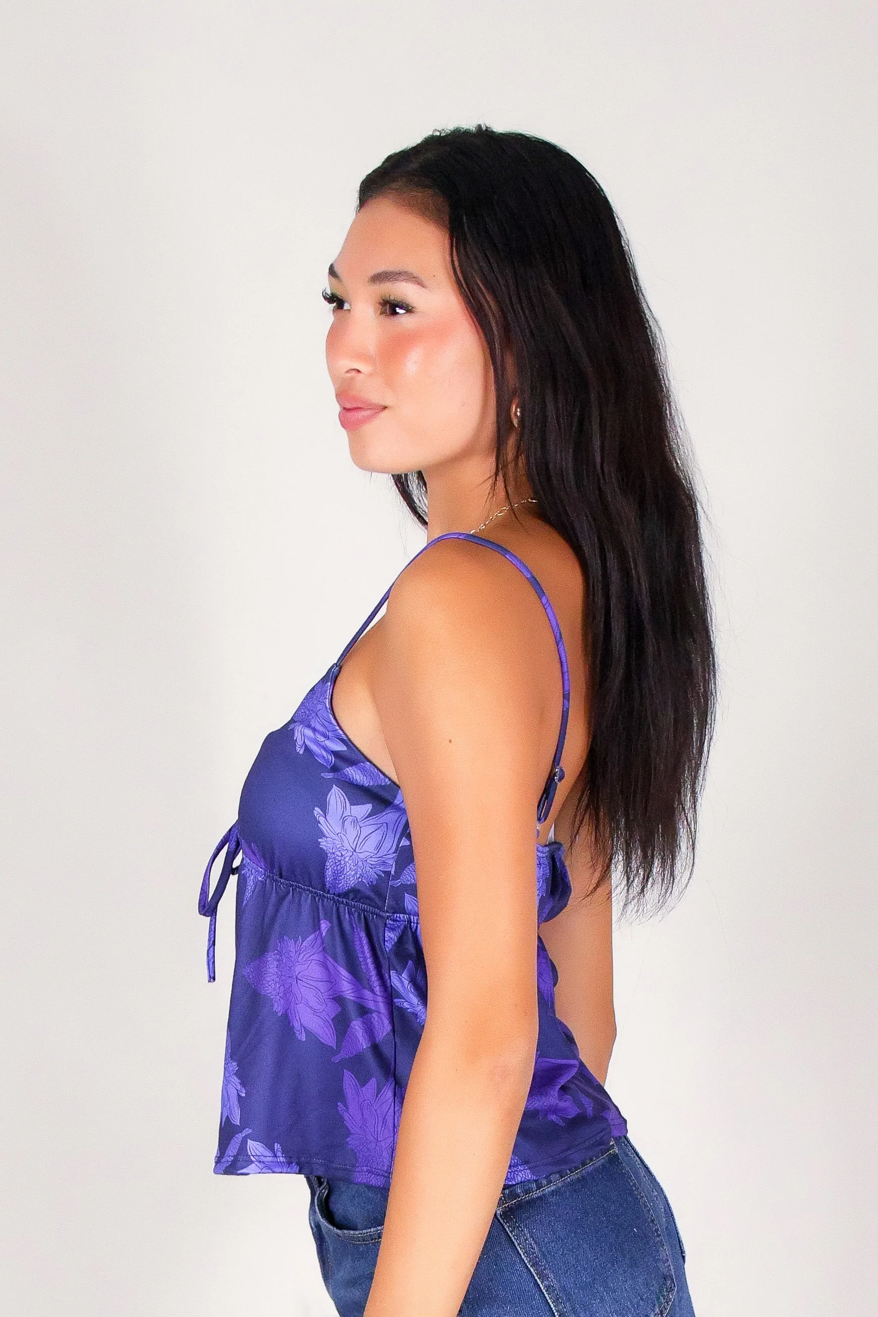 TORCH GINGER QUILT BABYDOLL TOP - Image 3