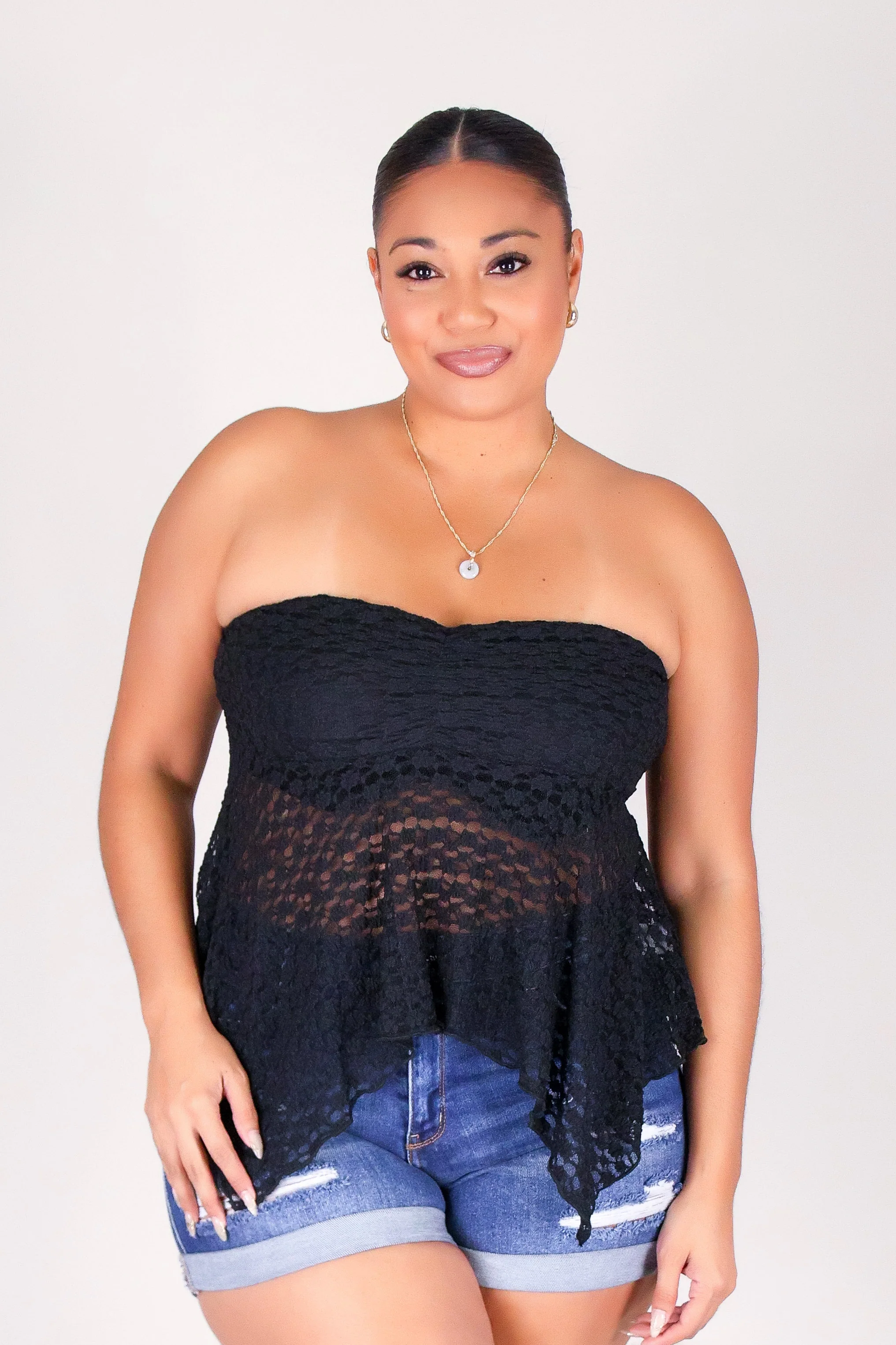 BLOOM & LACE TUBE TOP - Image 2