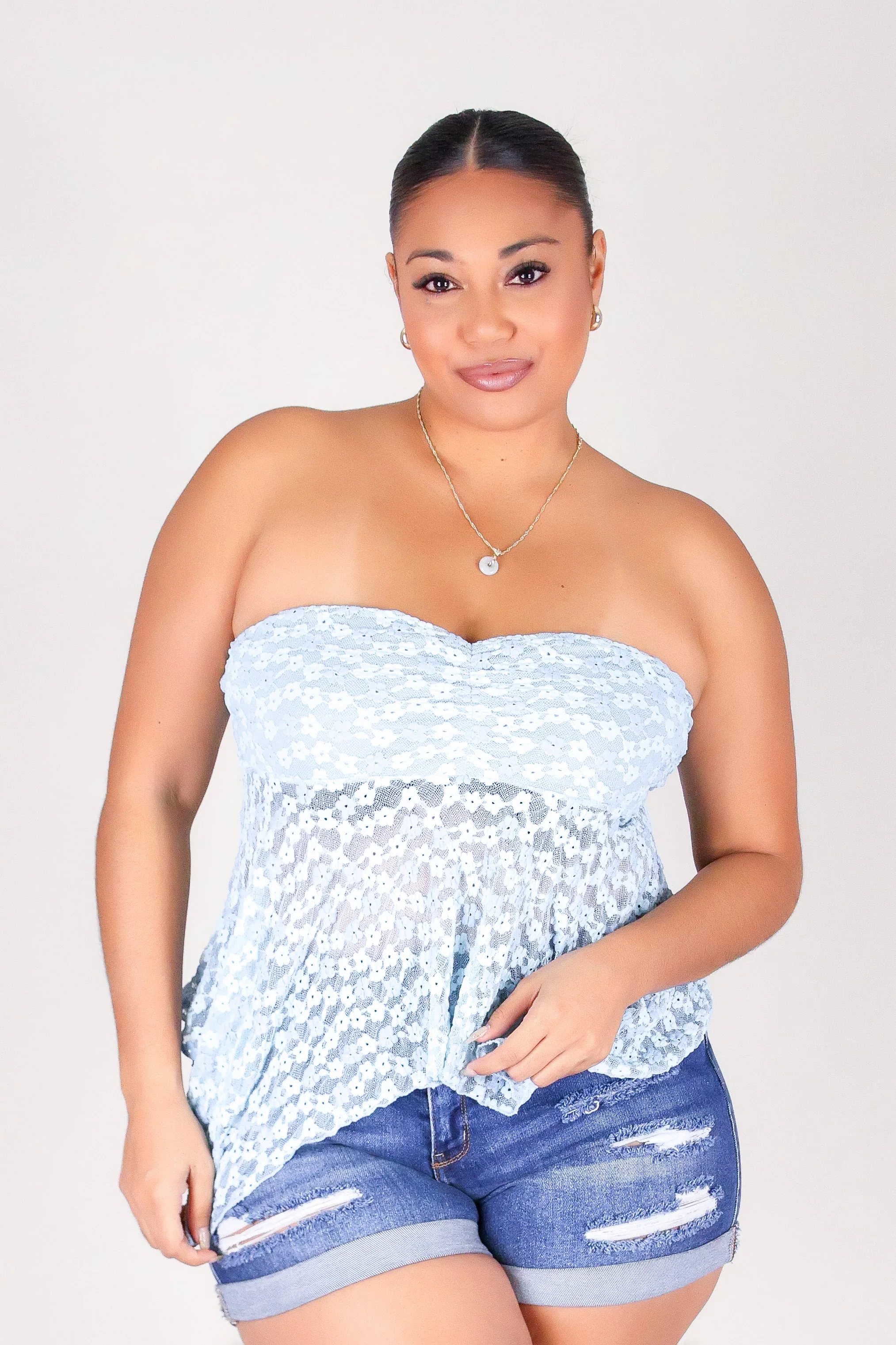 BLOOM & LACE TUBE TOP - Image 2