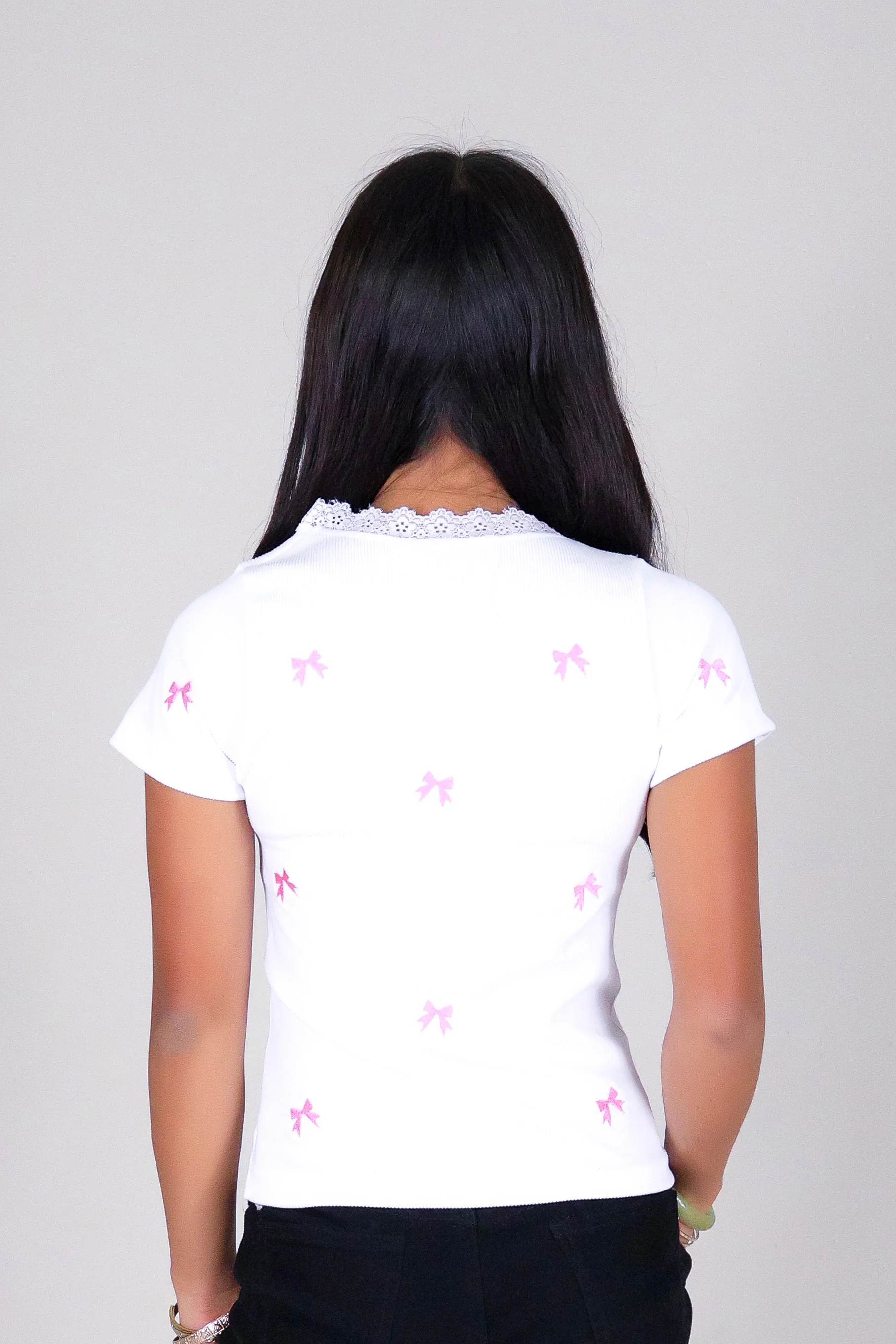 PRETTY IN BOW TOP | KIDS SIZE 2-16 - Image 4