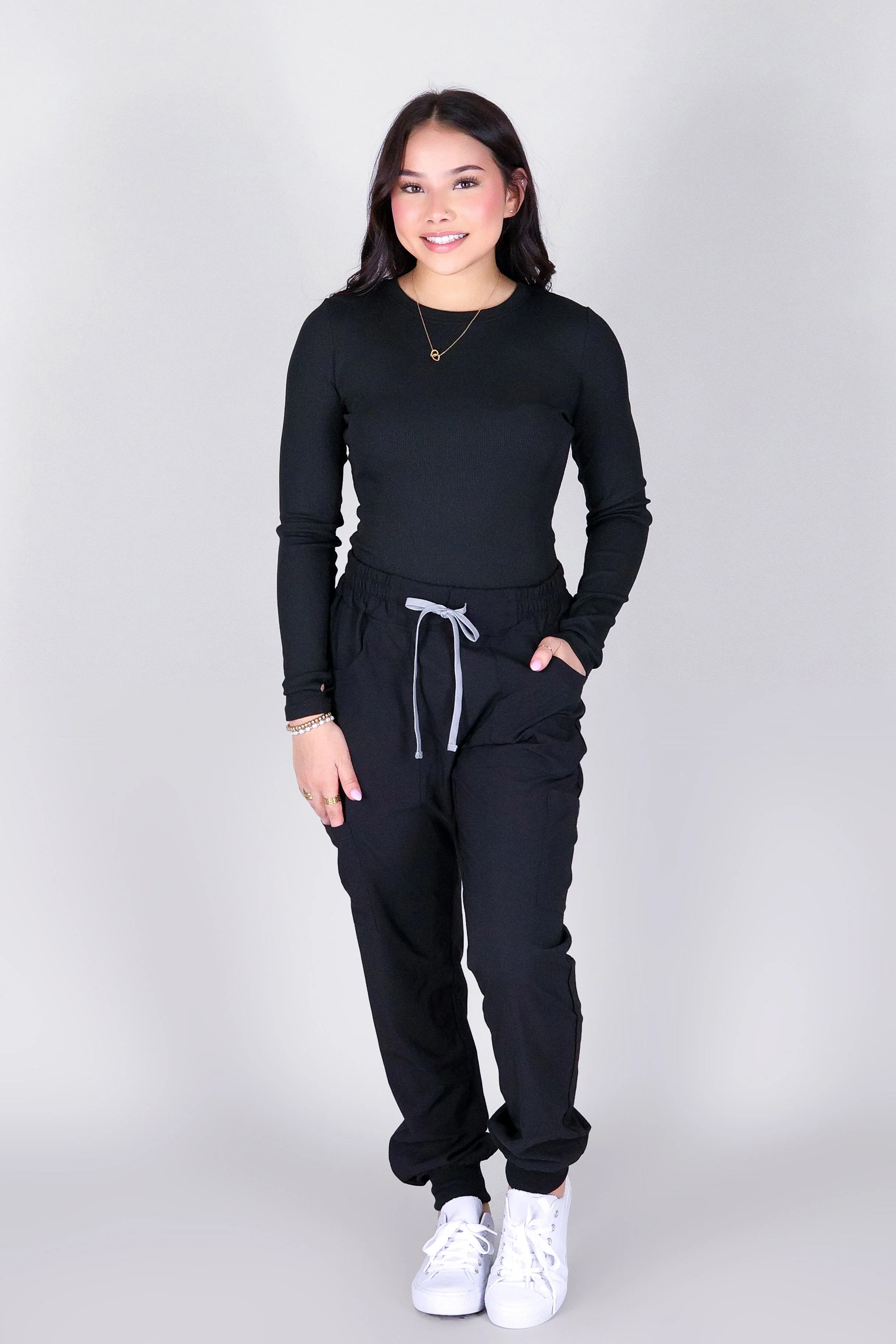 TASK READY SCRUB LONG SLEEVE TOP