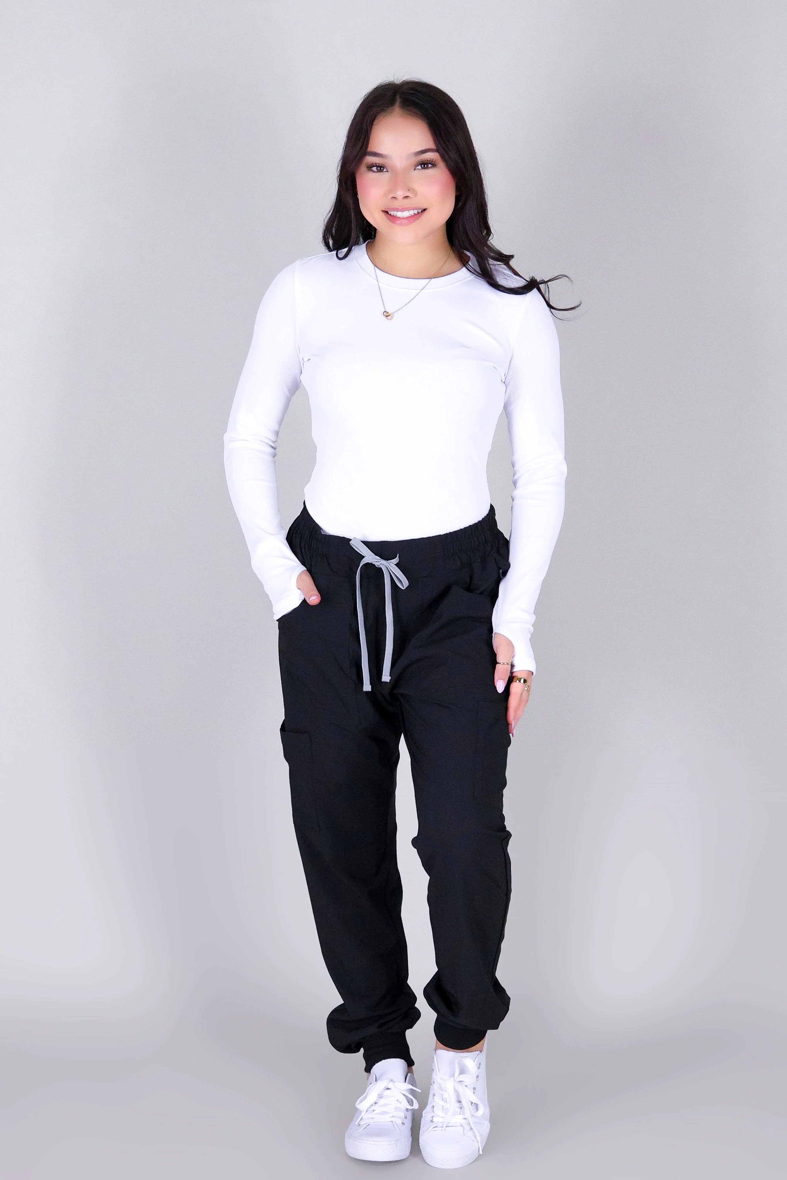 TASK READY SCRUB LONG SLEEVE TOP