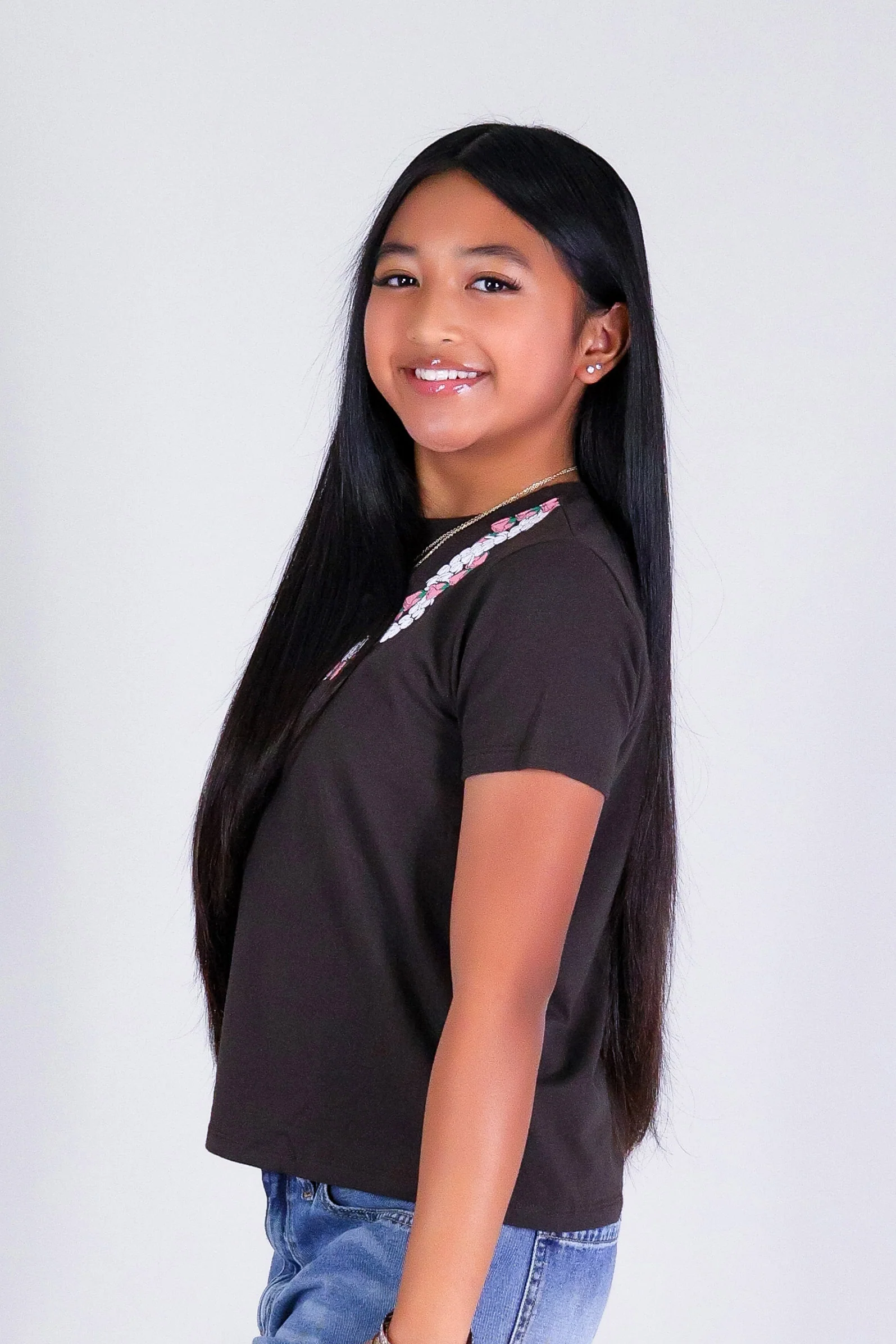 2 PIKAKE LOKELANI OVERSIZED LEI TEE | KIDS SIZE 2-16 - Image 6