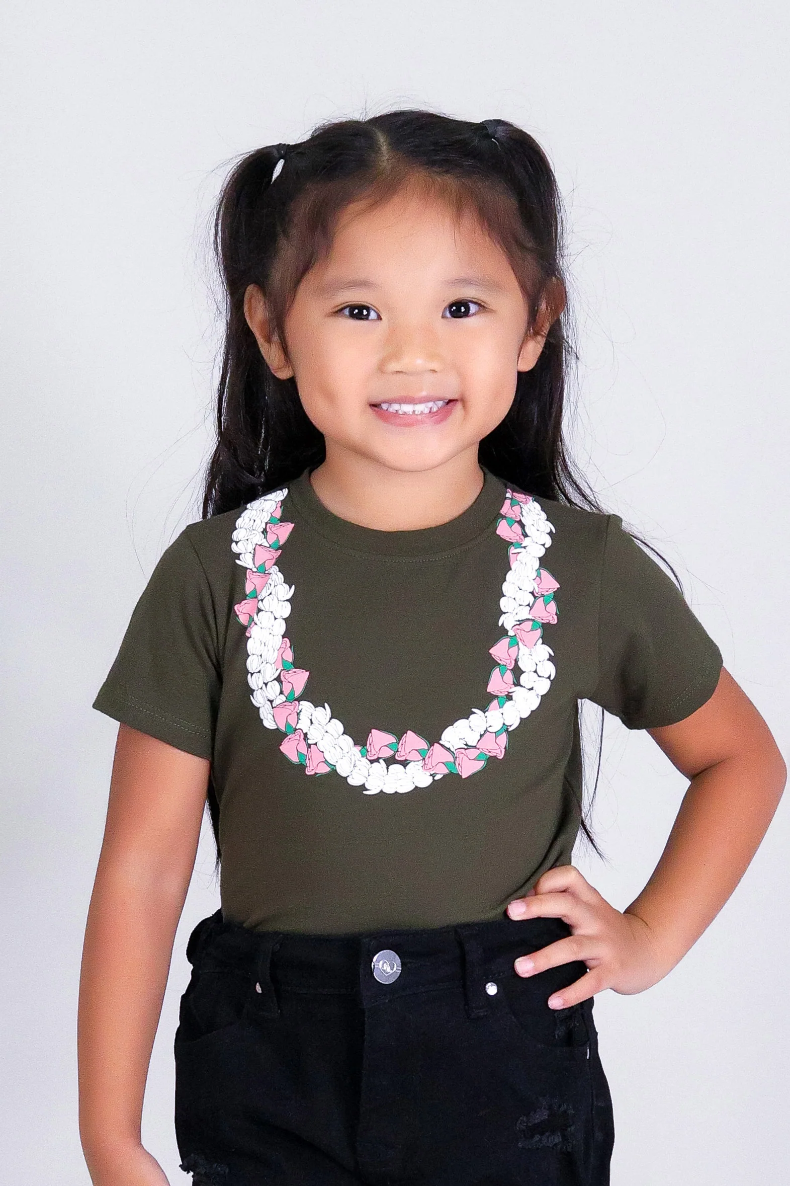 2 PIKAKE LOKELANI OVERSIZED LEI TEE | KIDS SIZE 2-16 - Image 3