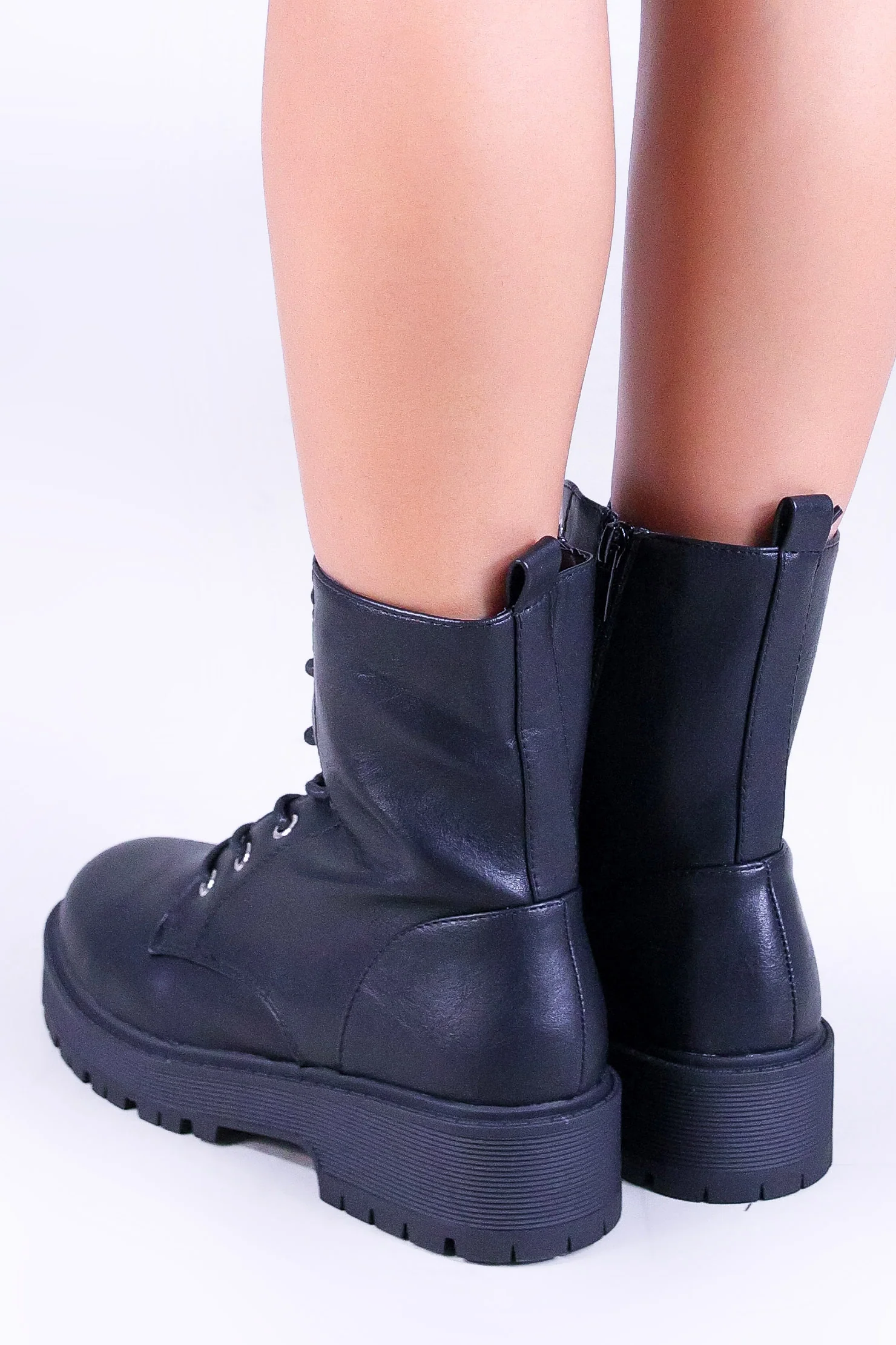 LACE UP COMBAT BOOTS - Image 3